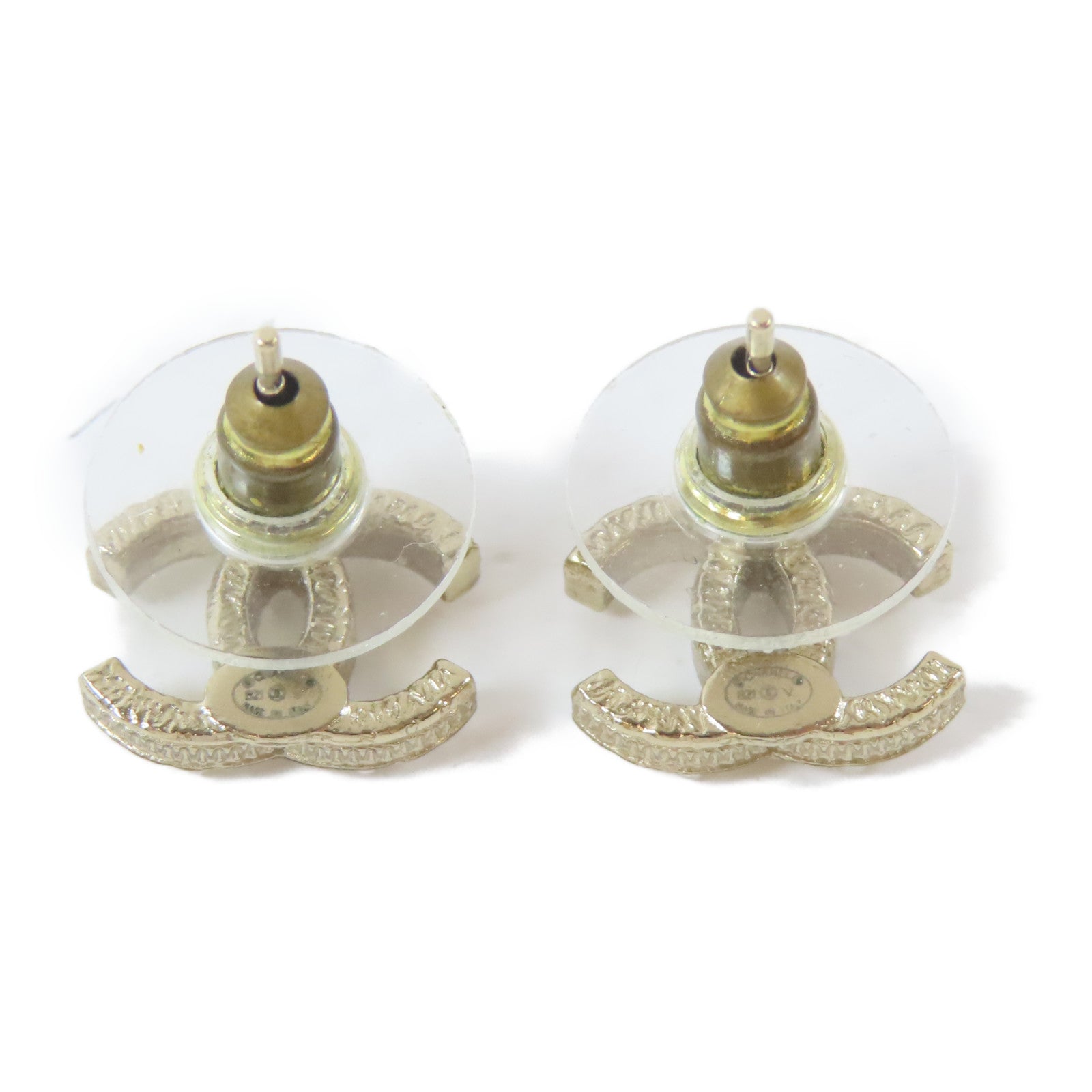 CHANEL 金屬Earrings耳環金色