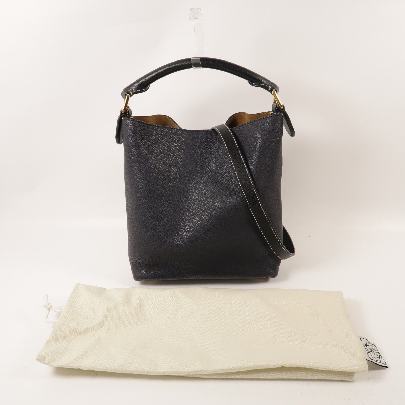 LOEWE 牛皮皮革2 Way Shoulder手挽肩背兩用袋