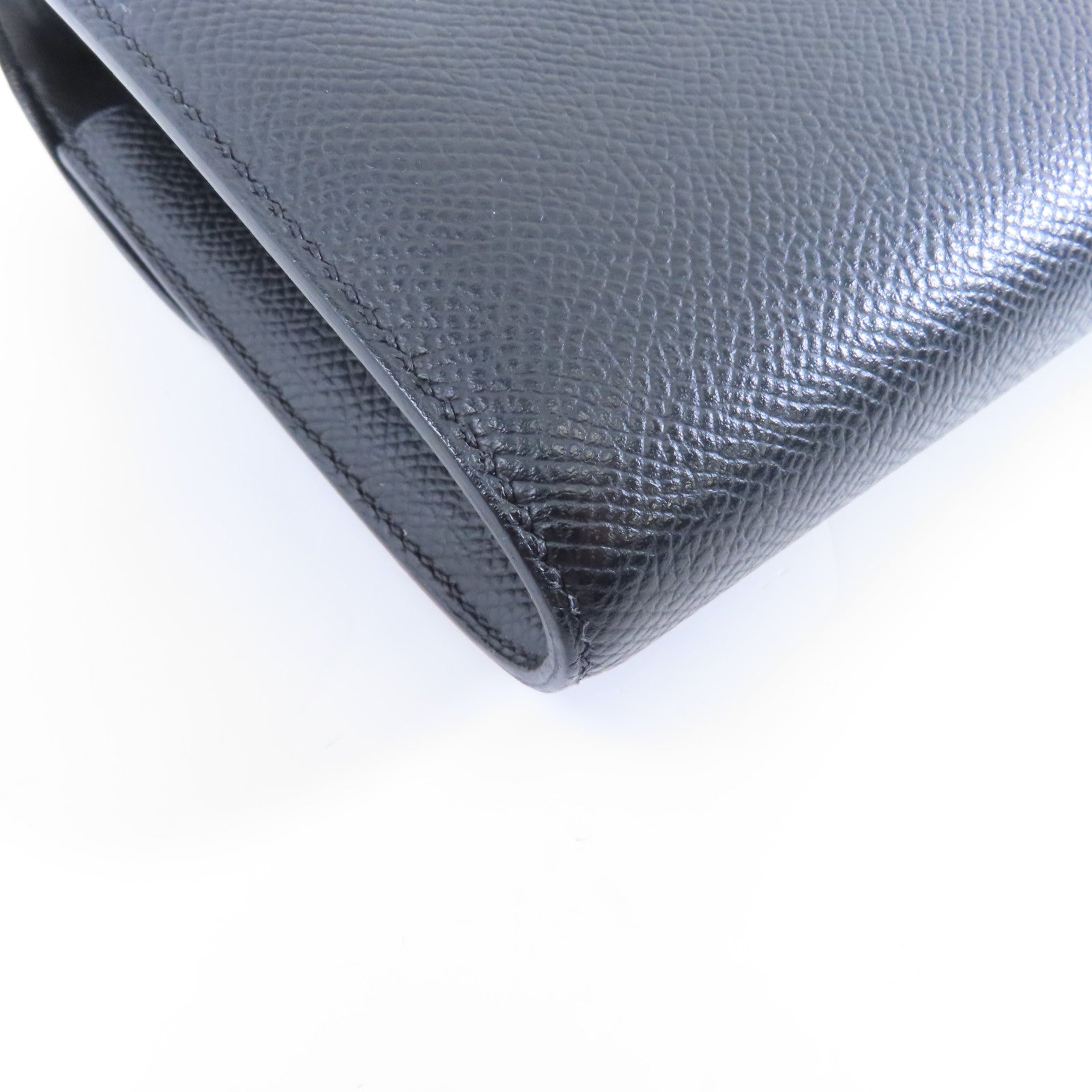 HERMES Epsom皮革Constance To Go金扣肩背袋Noir/黑色