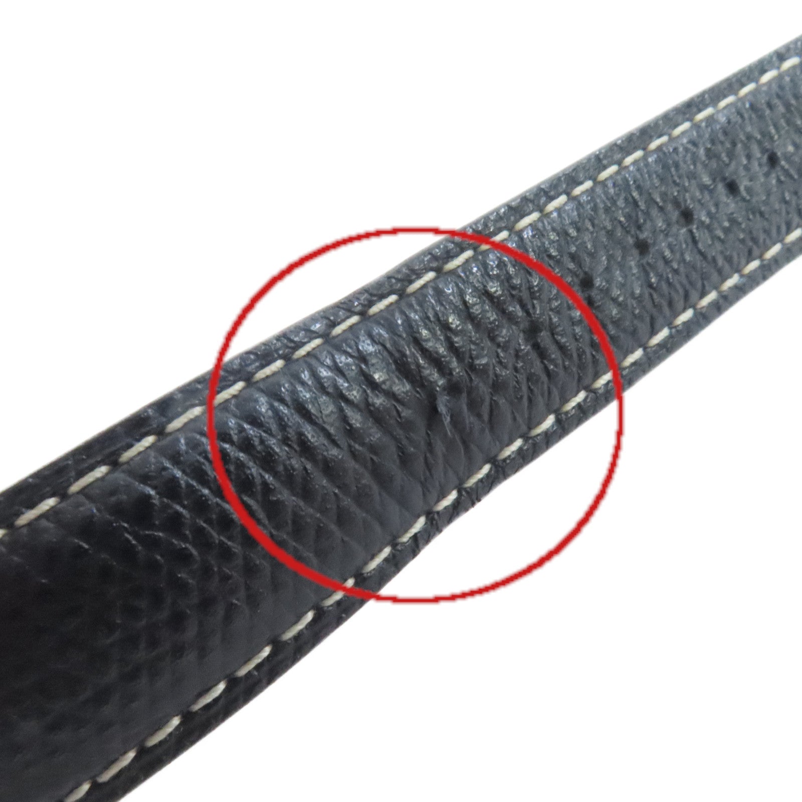 MONTBLANC Meisterstuck Watch不鏽鋼/牛皮皮帶石英機芯手錶白色