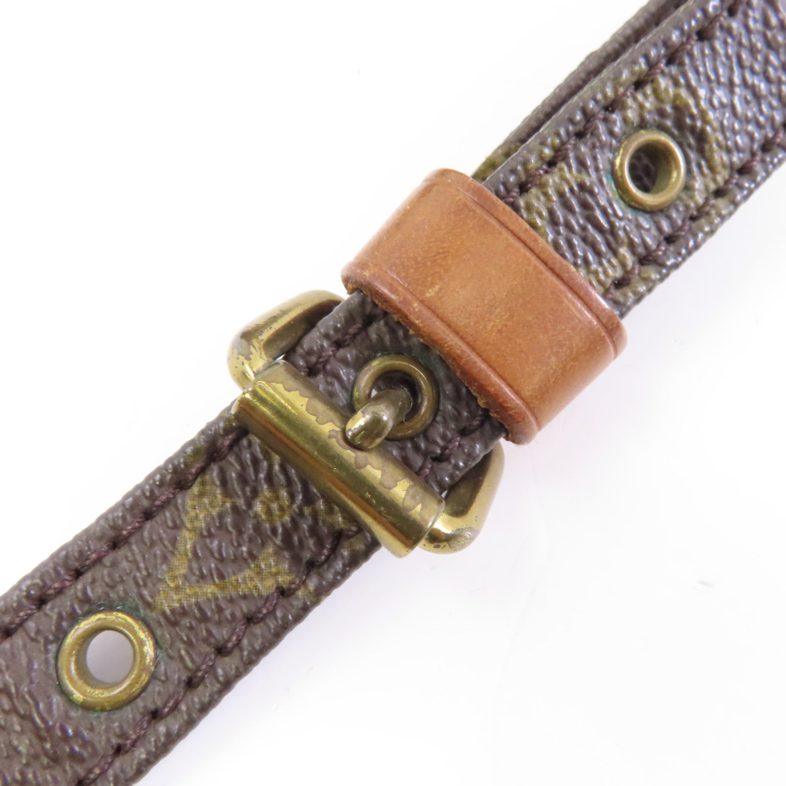LOUIS VUITTON Monogram Amazon金扣肩背袋啡色