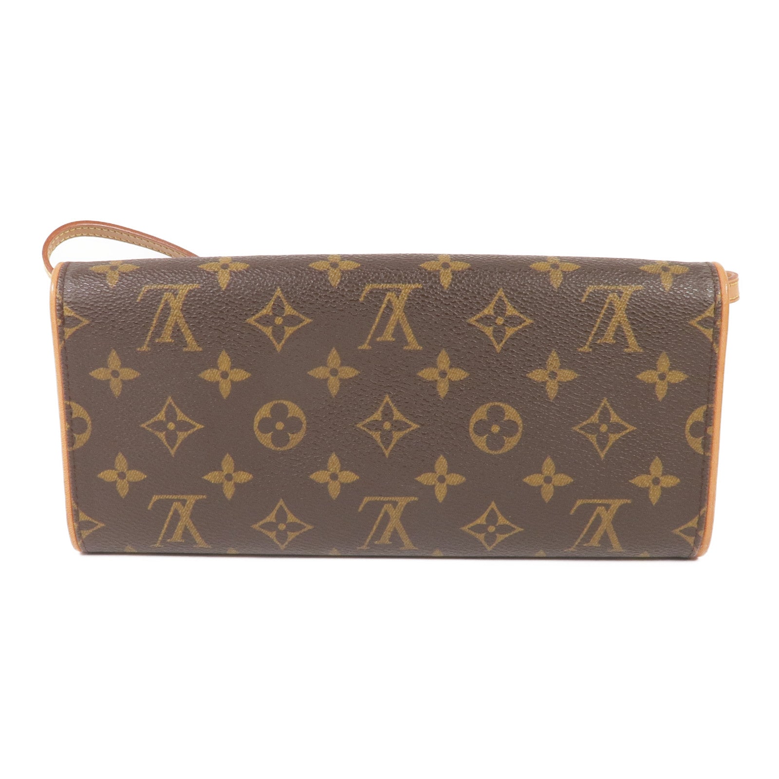 LOUIS VUITTON Monogram Pochette Twin GM金扣肩背袋