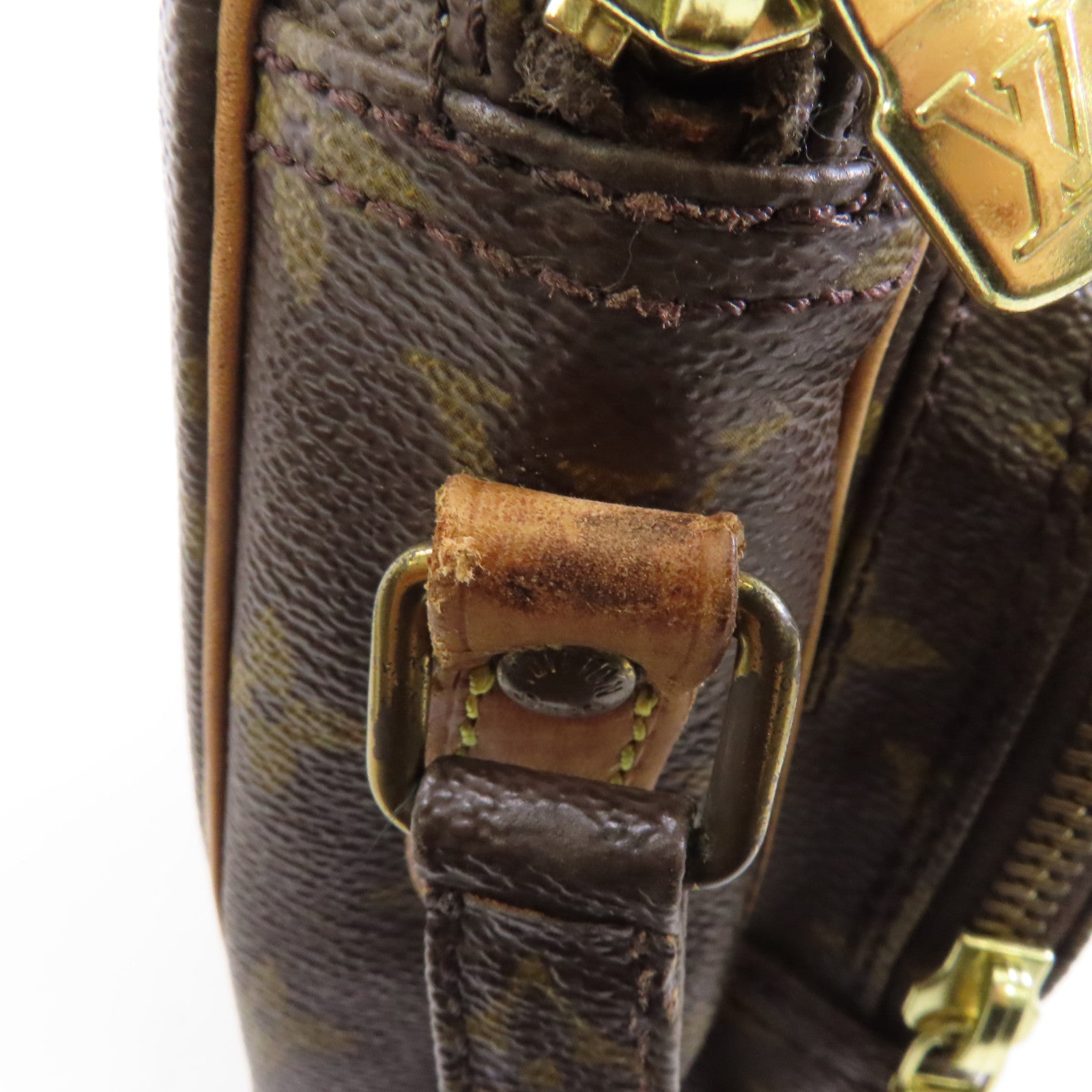 LOUIS VUITTON Monogram Amazon金扣肩背袋啡色