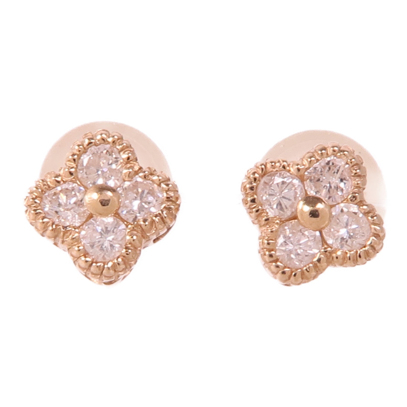 JEWELRY 18K玫瑰金Diamond Earrings鑽石耳環