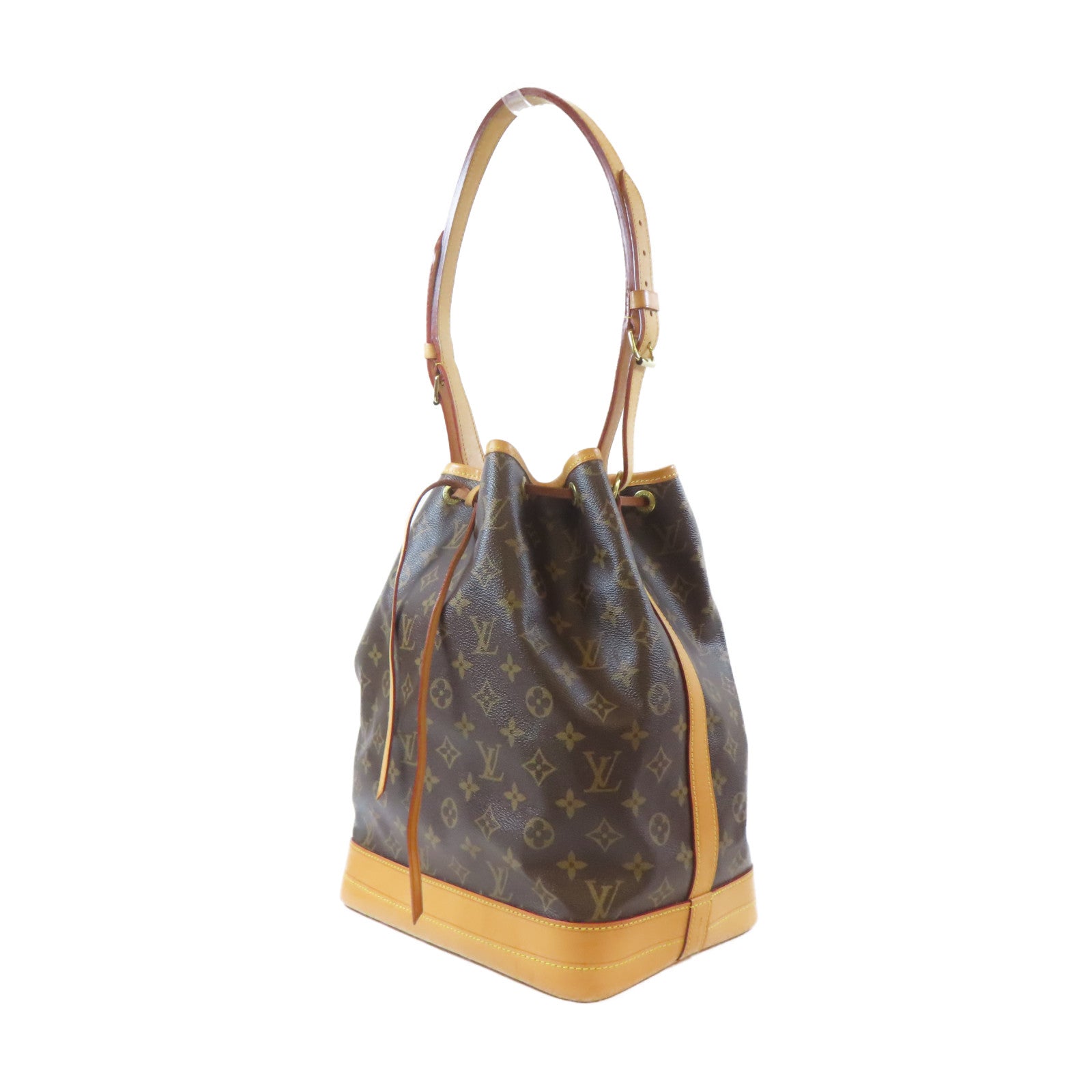 LOUIS VUITTON Monogram Noe金扣肩背袋啡色
