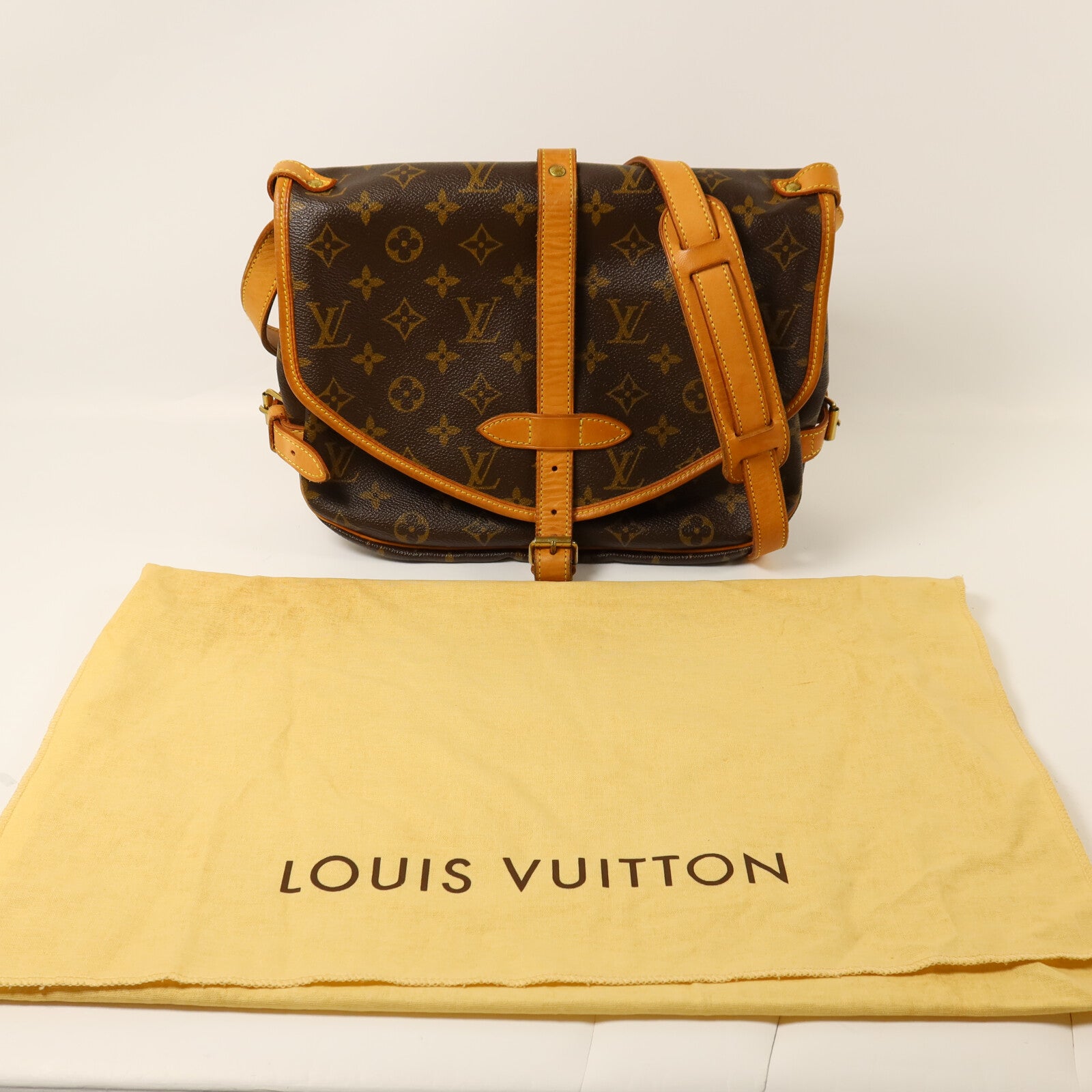 LOUIS VUITTON Monogram Saumur 30肩背袋