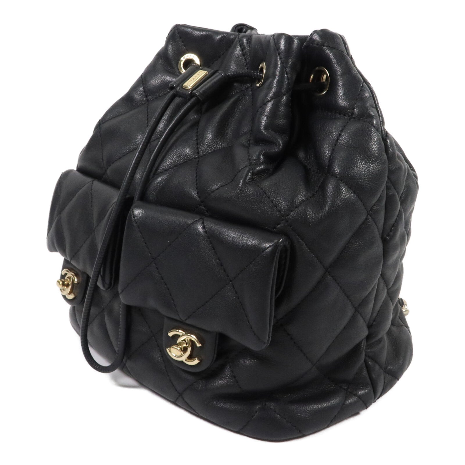CHANEL 羊皮皮革Backpack背包