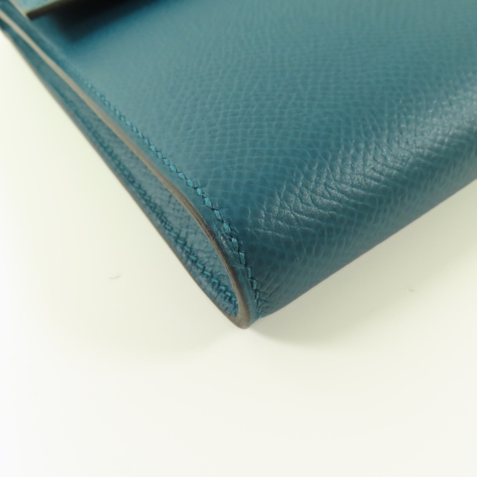 HERMES Epsom皮革Clic 16金扣肩背袋Malachite