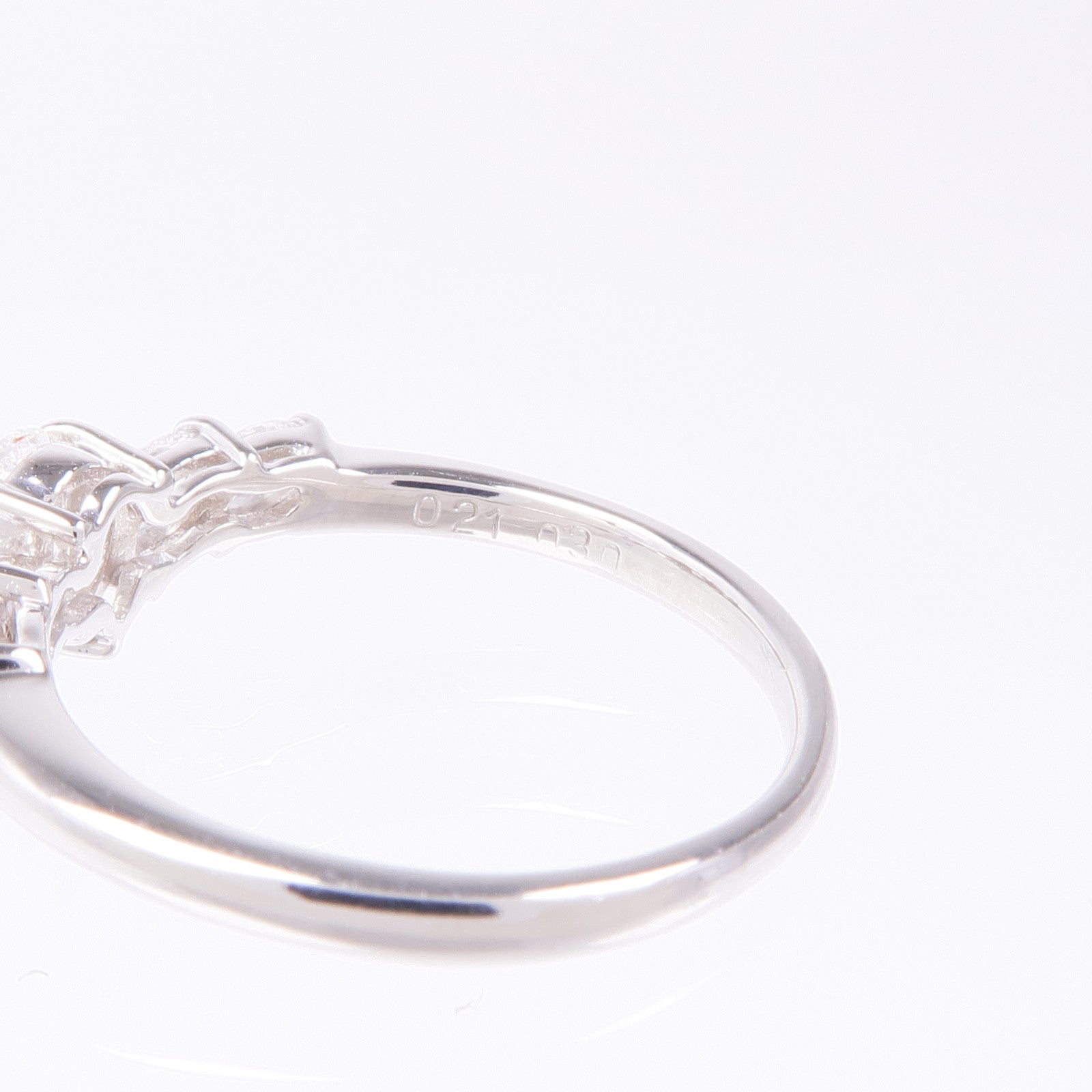 JEWELRY PT900鉑金Diamond Ring鑽石戒指US#5.25
