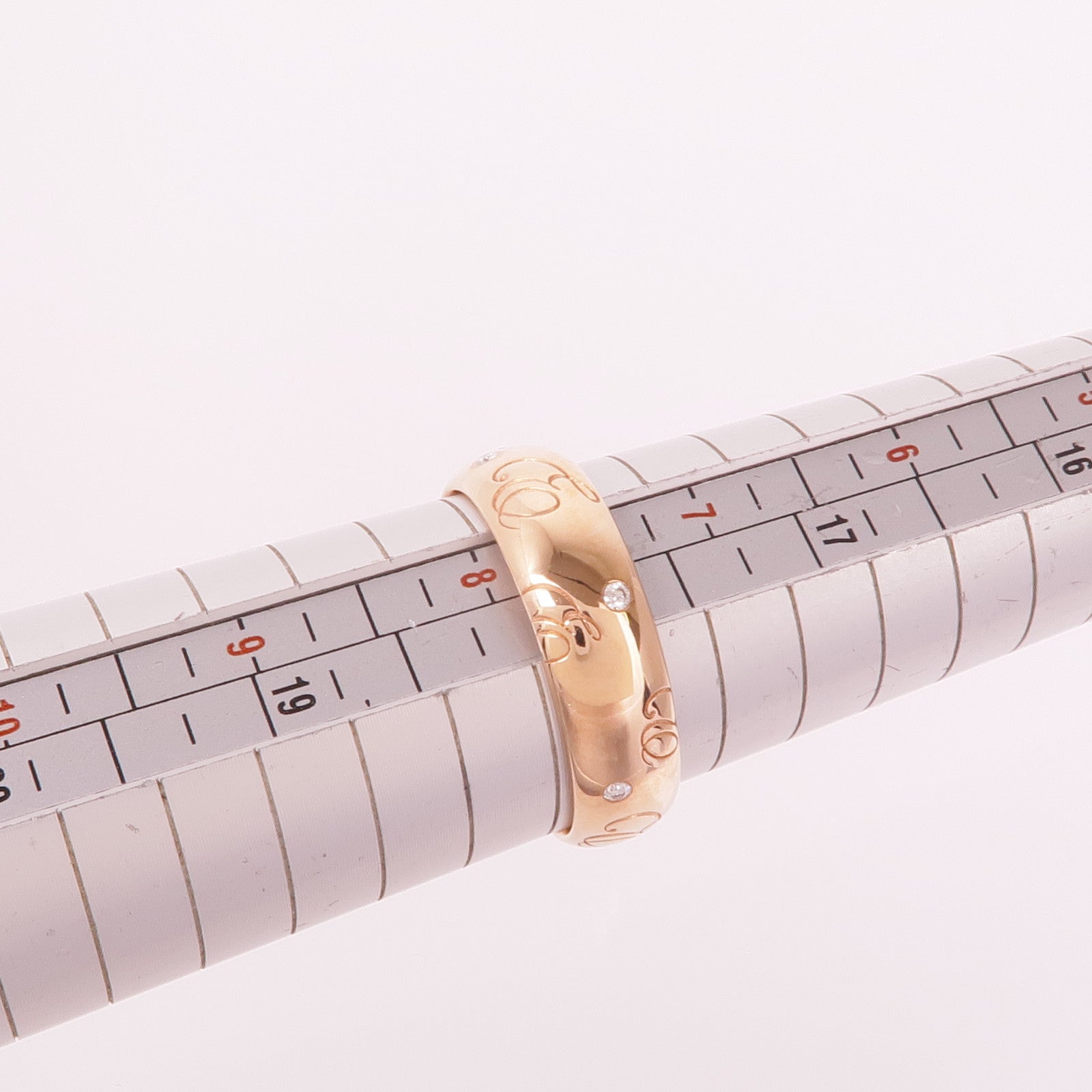 JEWELRY 18K玫瑰金Dimond Ring鑽石戒指US#7.25