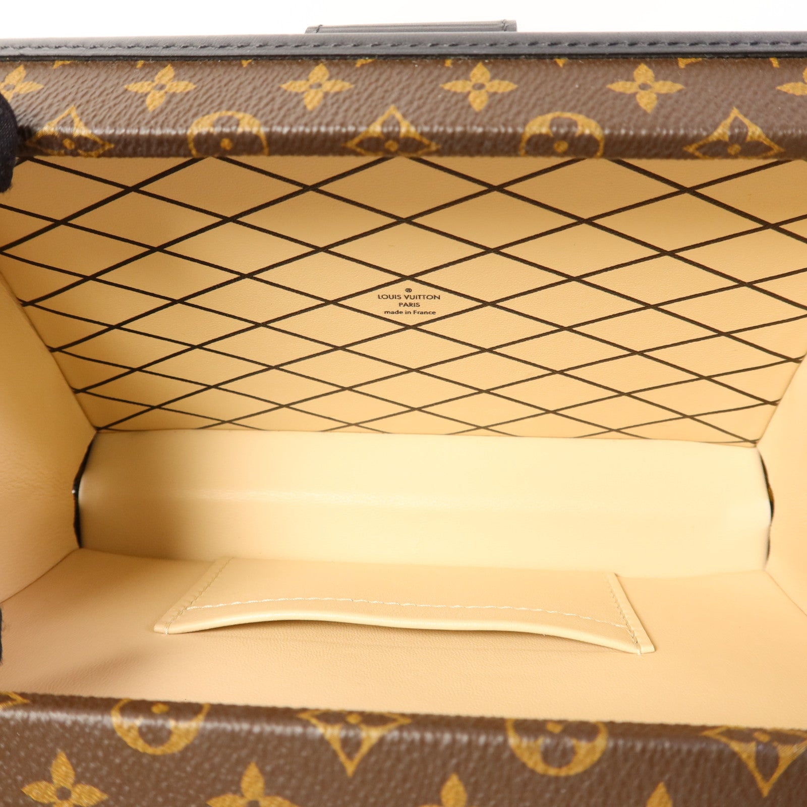 LOUIS VUITTON Monogram Petite Malle金扣肩背袋
