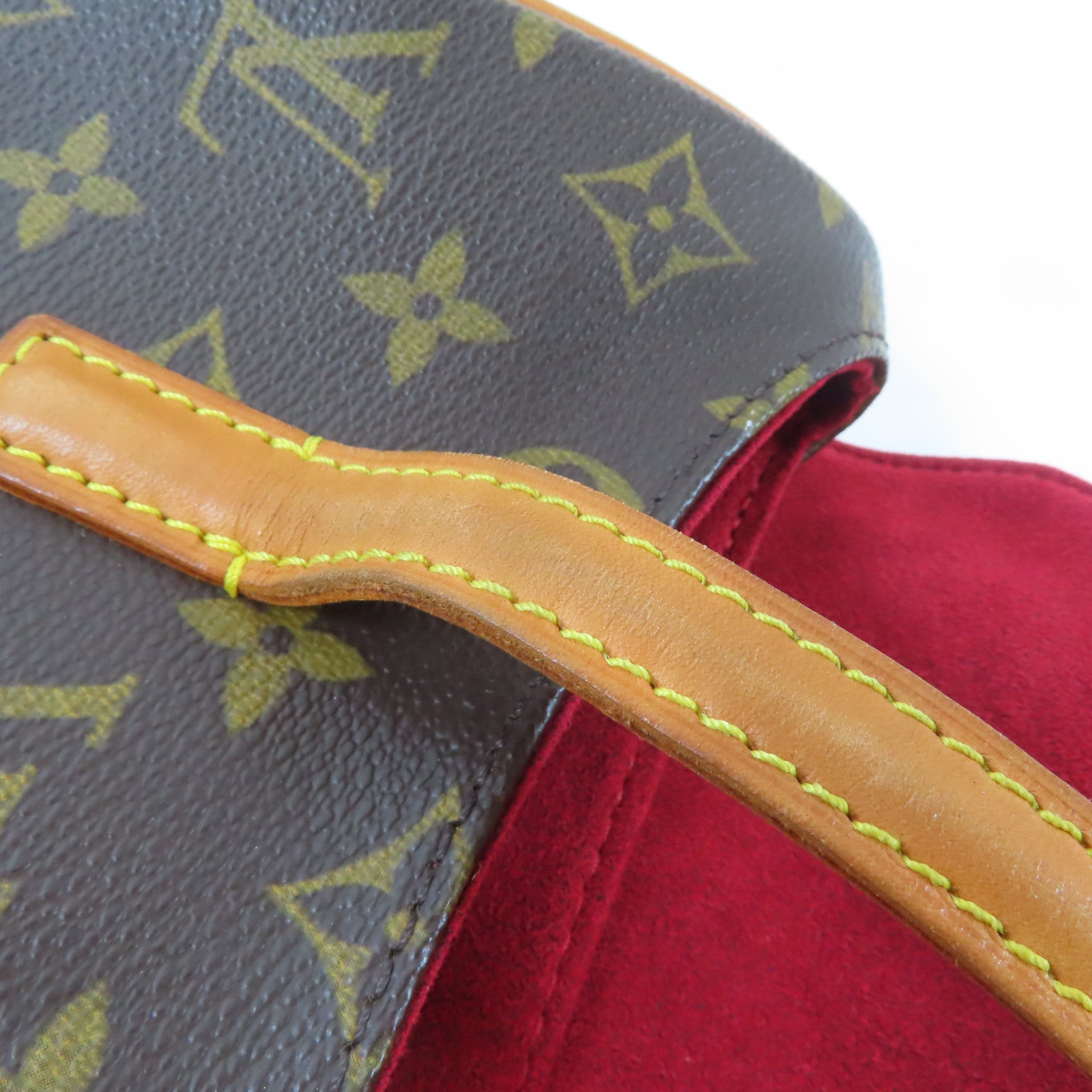 LOUIS VUITTON Monogram Sonatine金扣手挽袋啡色