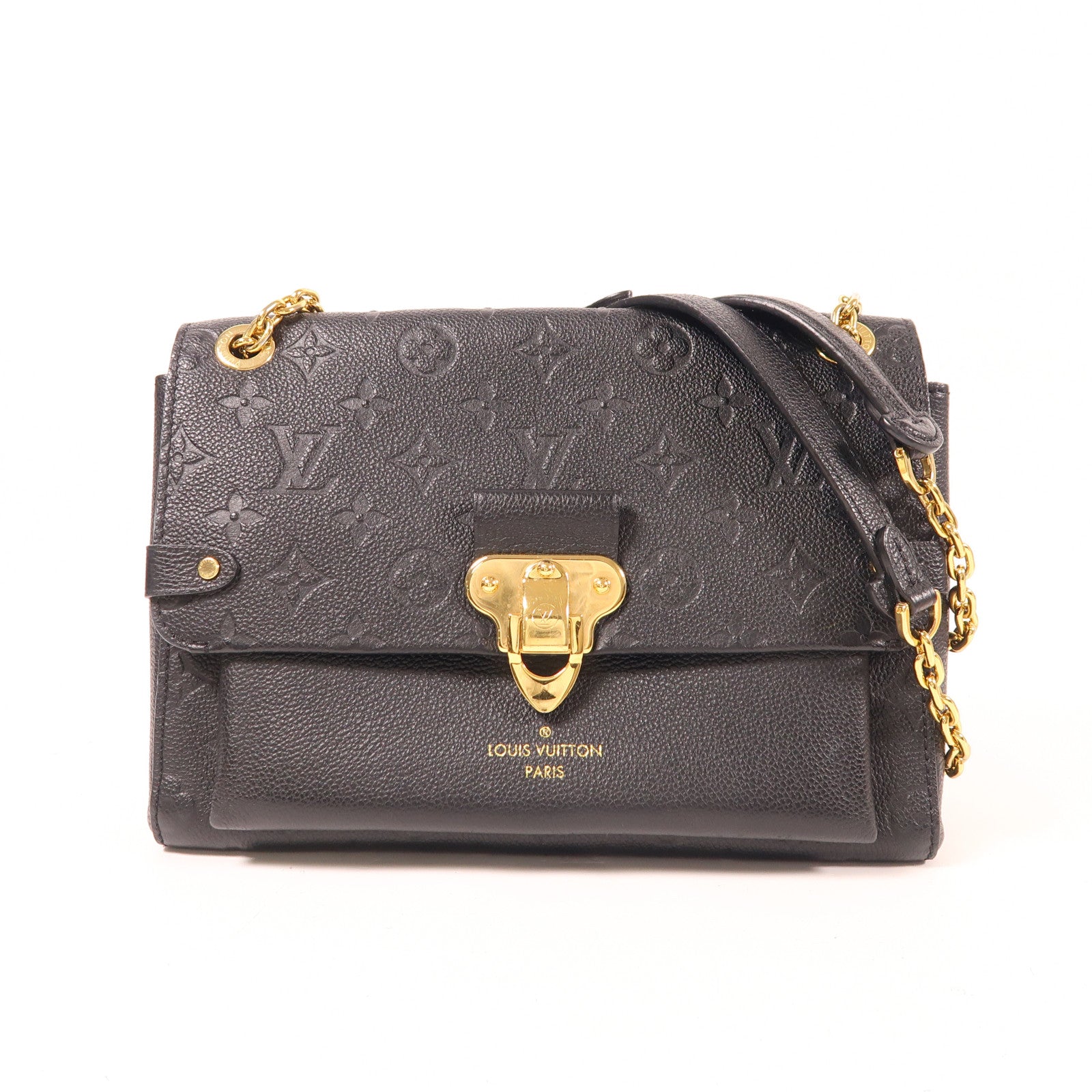 LOUIS VUITTON Monogram Empreinte Vavin PM金扣肩背袋