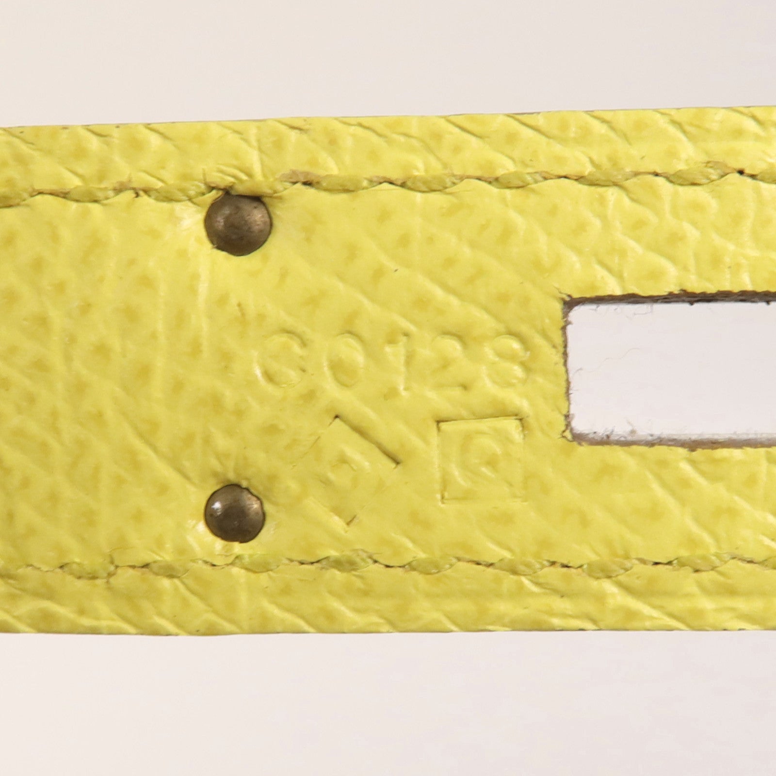 HERMES Epsom皮革Birkin 35銀扣手挽袋Lime