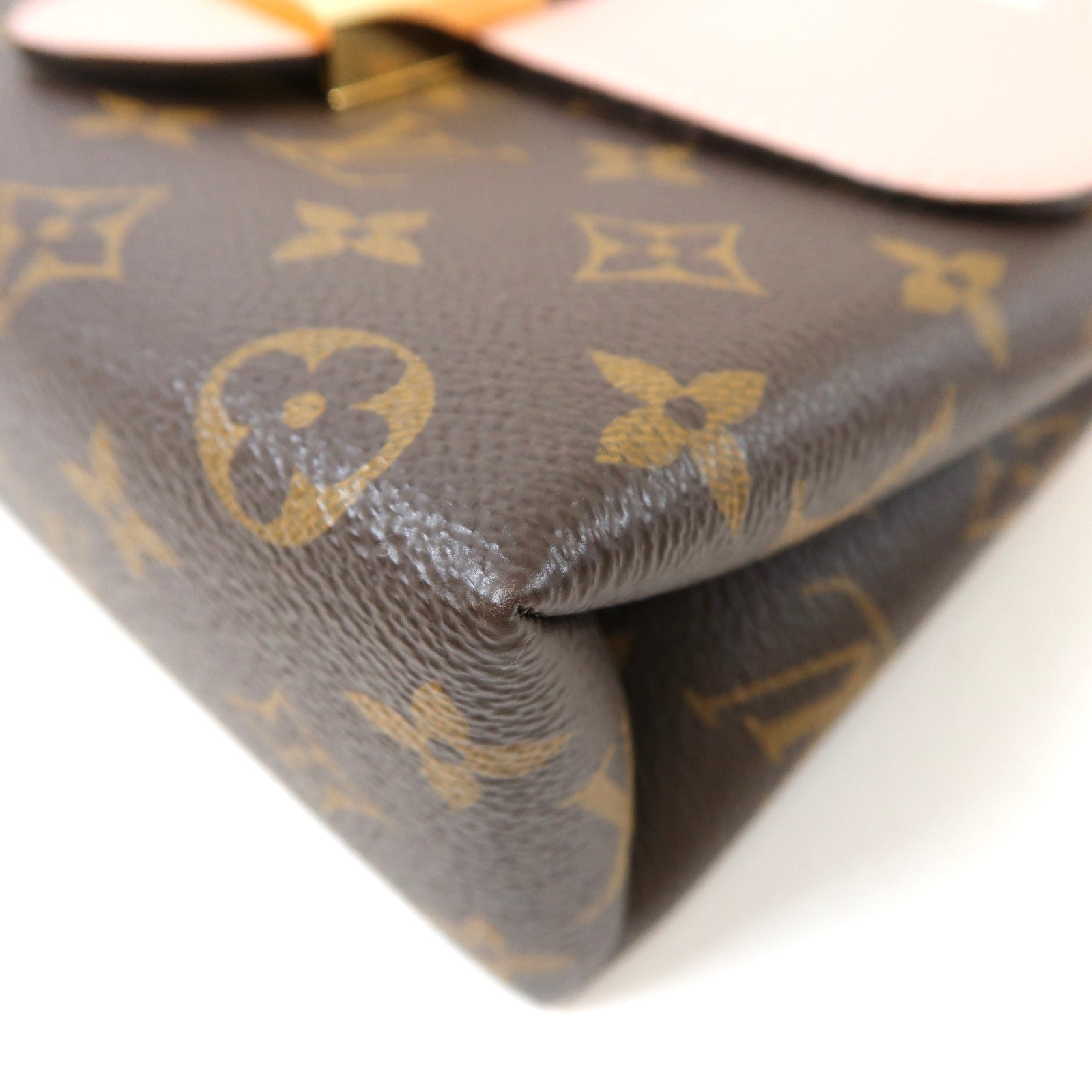 LOUIS VUITTON Monogram Locky BB GHW 手挽肩背兩用袋粉紅色/啡色