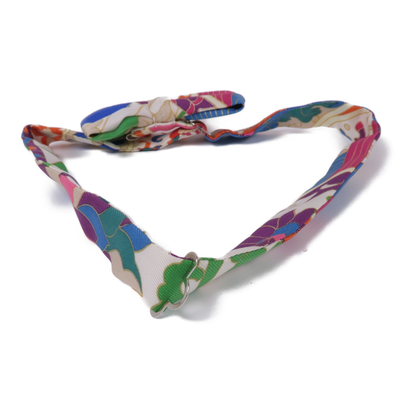 HERMES 絲質Bowtie領結Multicolor
