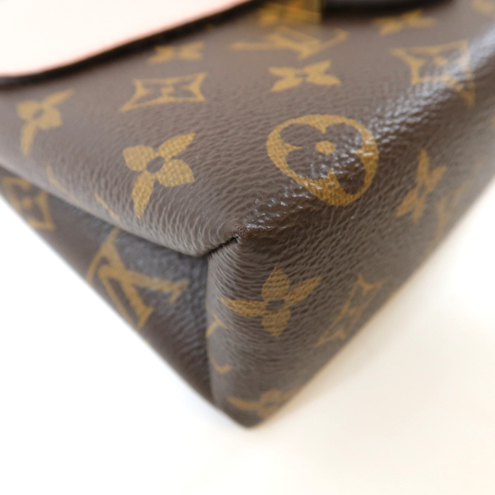 LOUIS VUITTON Monogram Locky BB GHW 手挽肩背兩用袋粉紅色/啡色