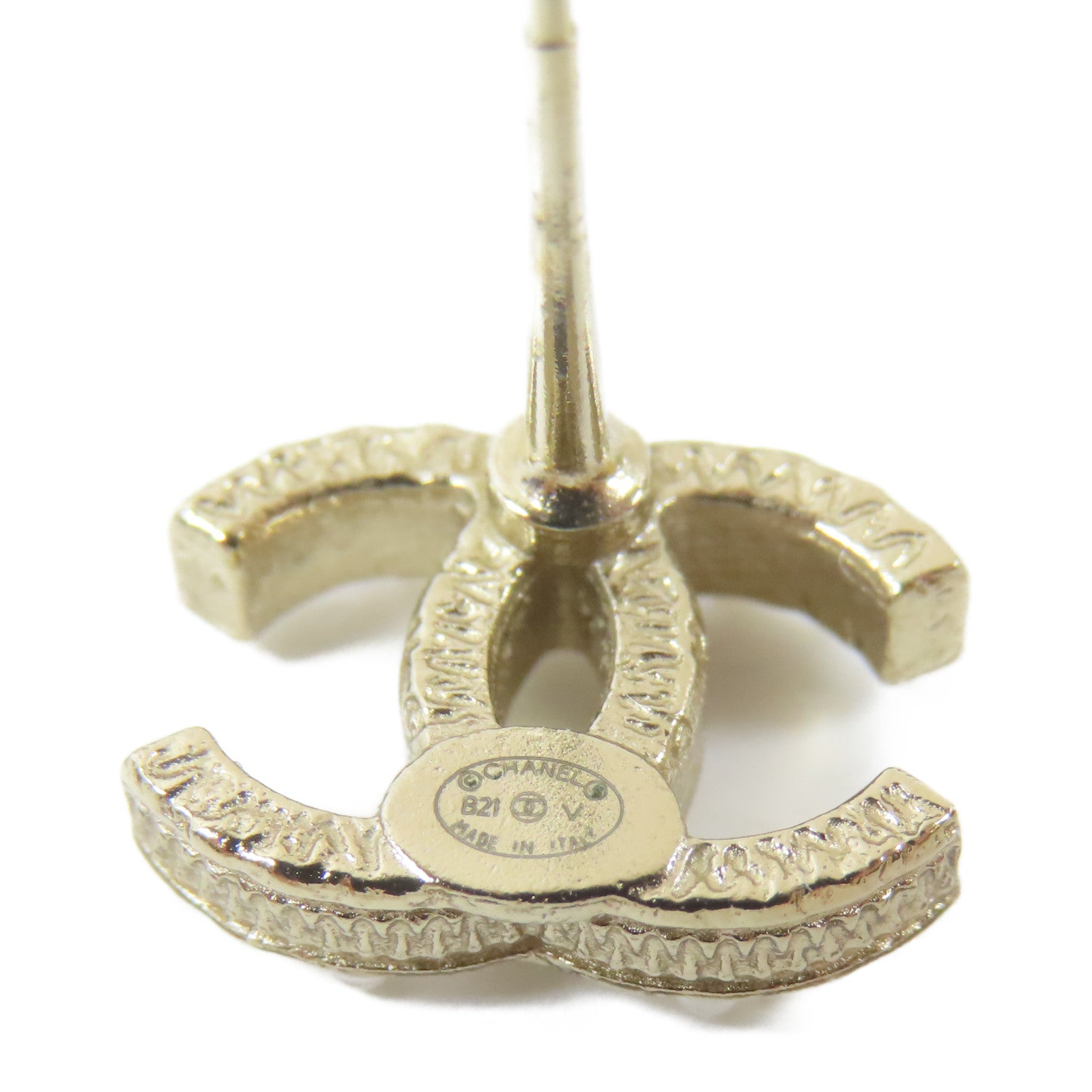 CHANEL 金屬Earrings耳環金色