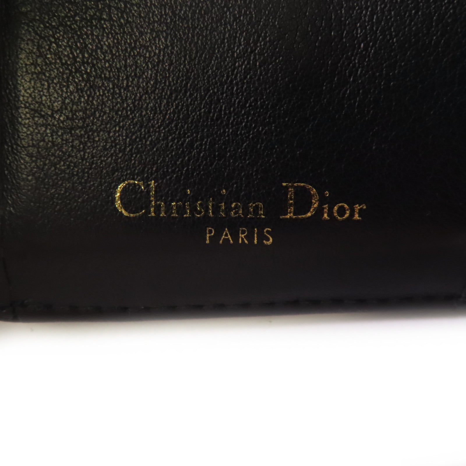 Dior Oblique帆布Short Wallet金扣短錢包藍色