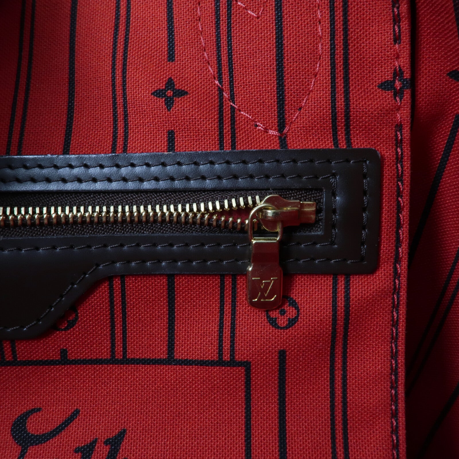 LOUIS VUITTON Damier Neverfull PM手挽袋