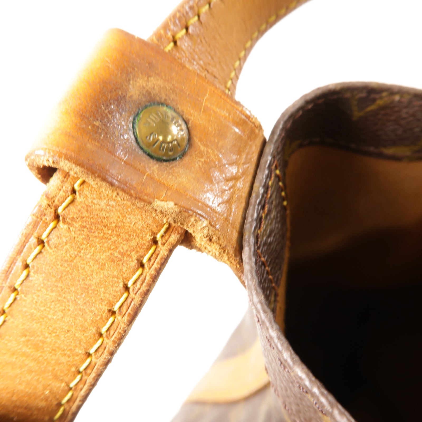 LOUIS VUITTON Monogram Randne PM金扣肩背袋啡色