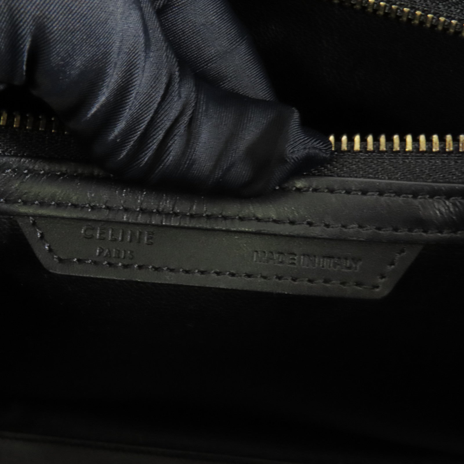 CELINE 牛皮皮革Mini Luggage金扣手挽袋