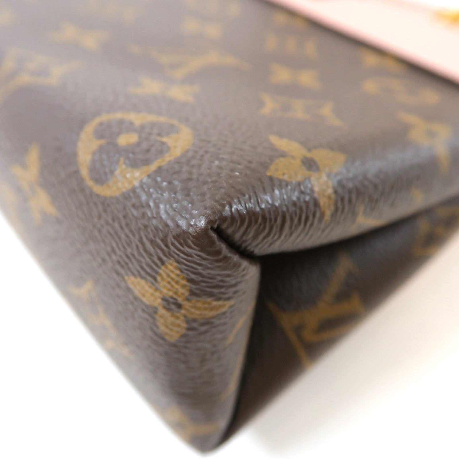 LOUIS VUITTON Monogram Locky BB GHW 手挽肩背兩用袋粉紅色/啡色