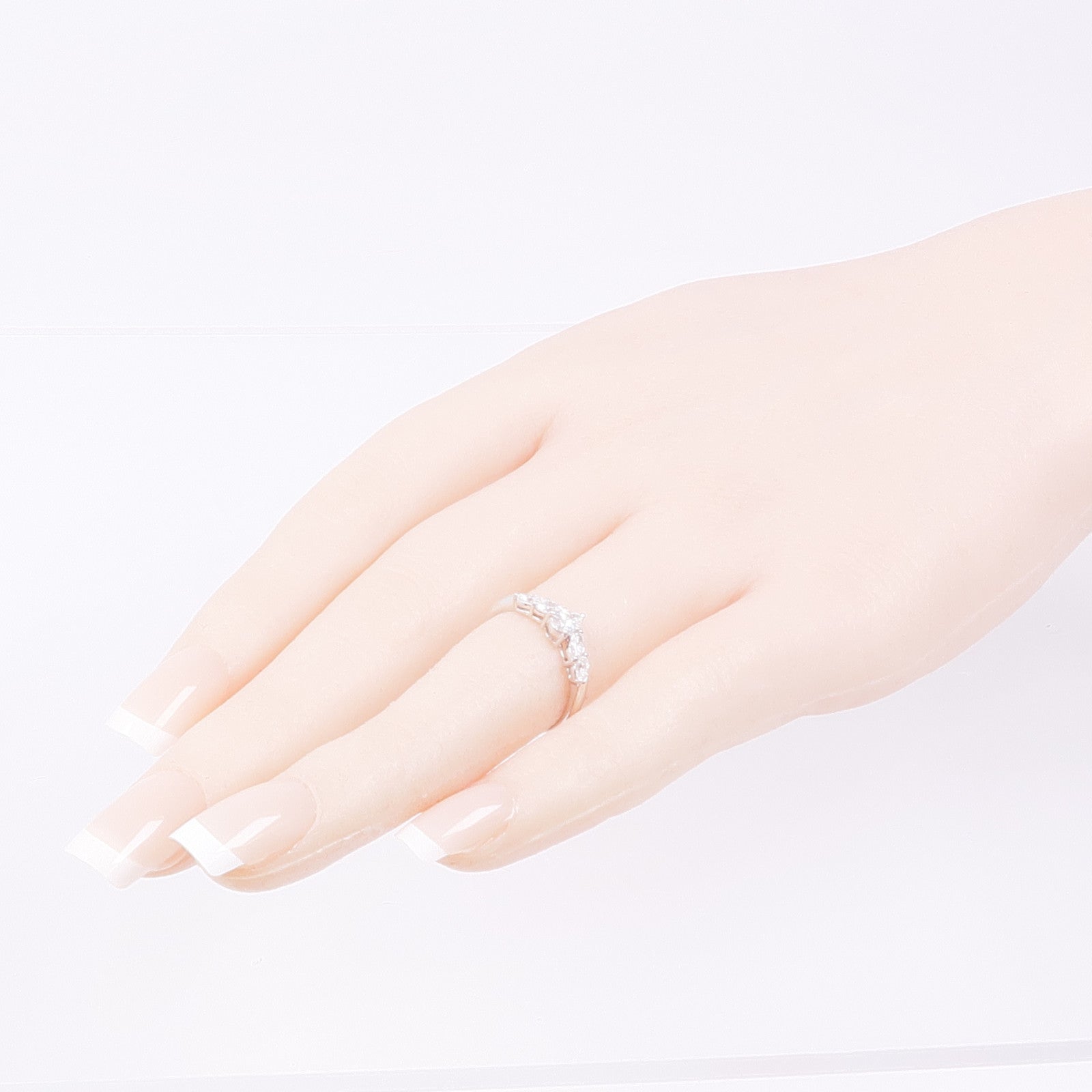 JEWELRY PT900鉑金Diamond Ring鑽石戒指US#5.25
