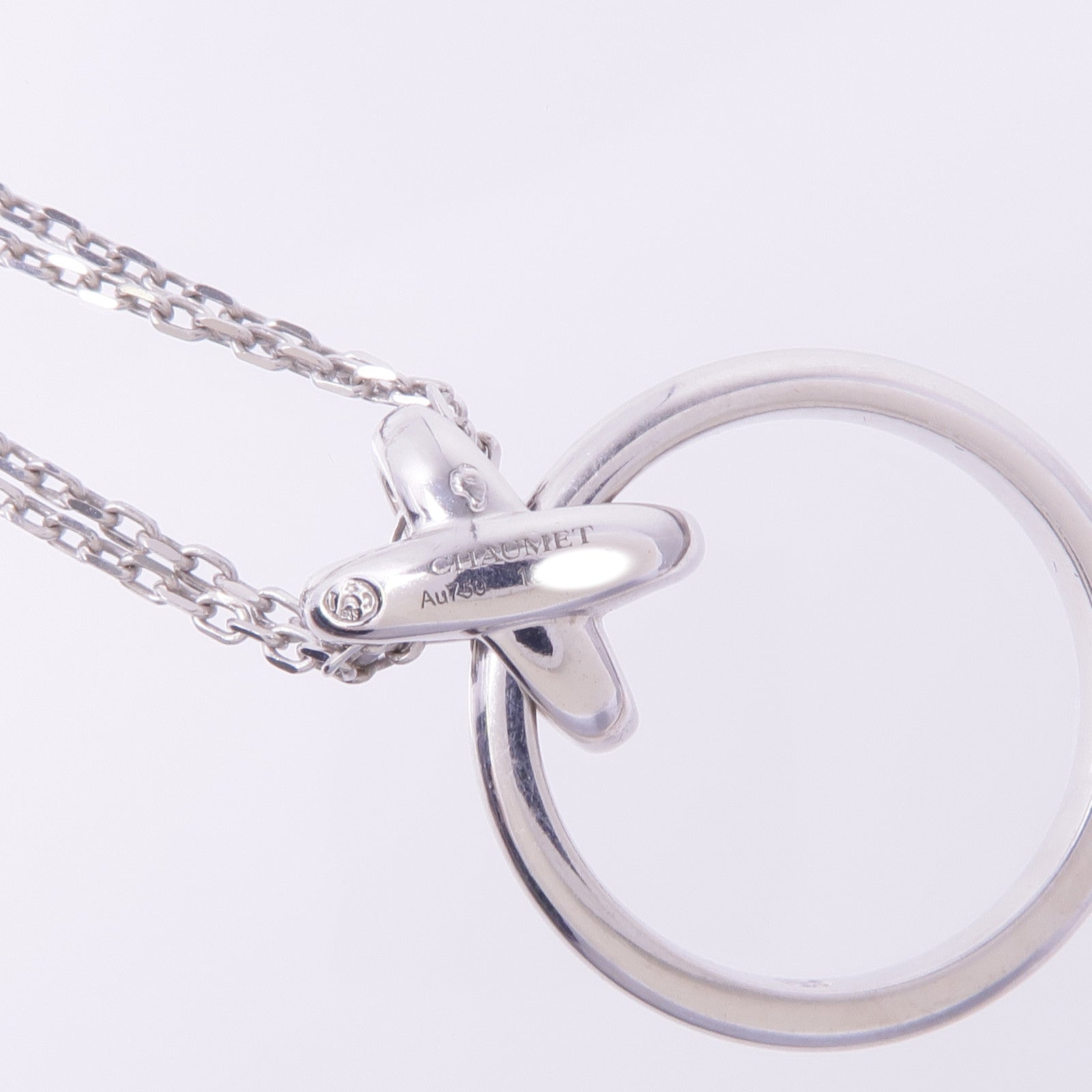 Chaumet 18K白金Diamond Necklace鑽石項鍊