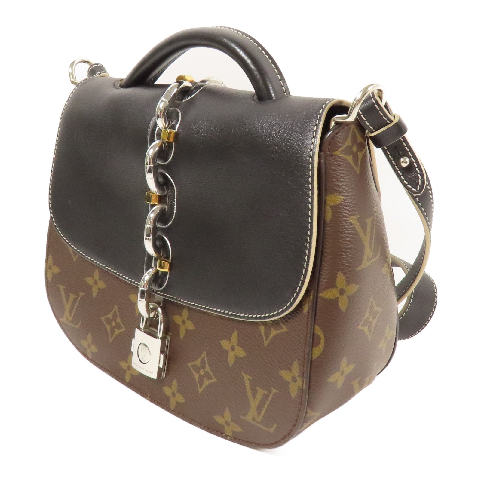 LOUIS VUITTON Monogram Chain It 銀扣手挽肩背兩用袋