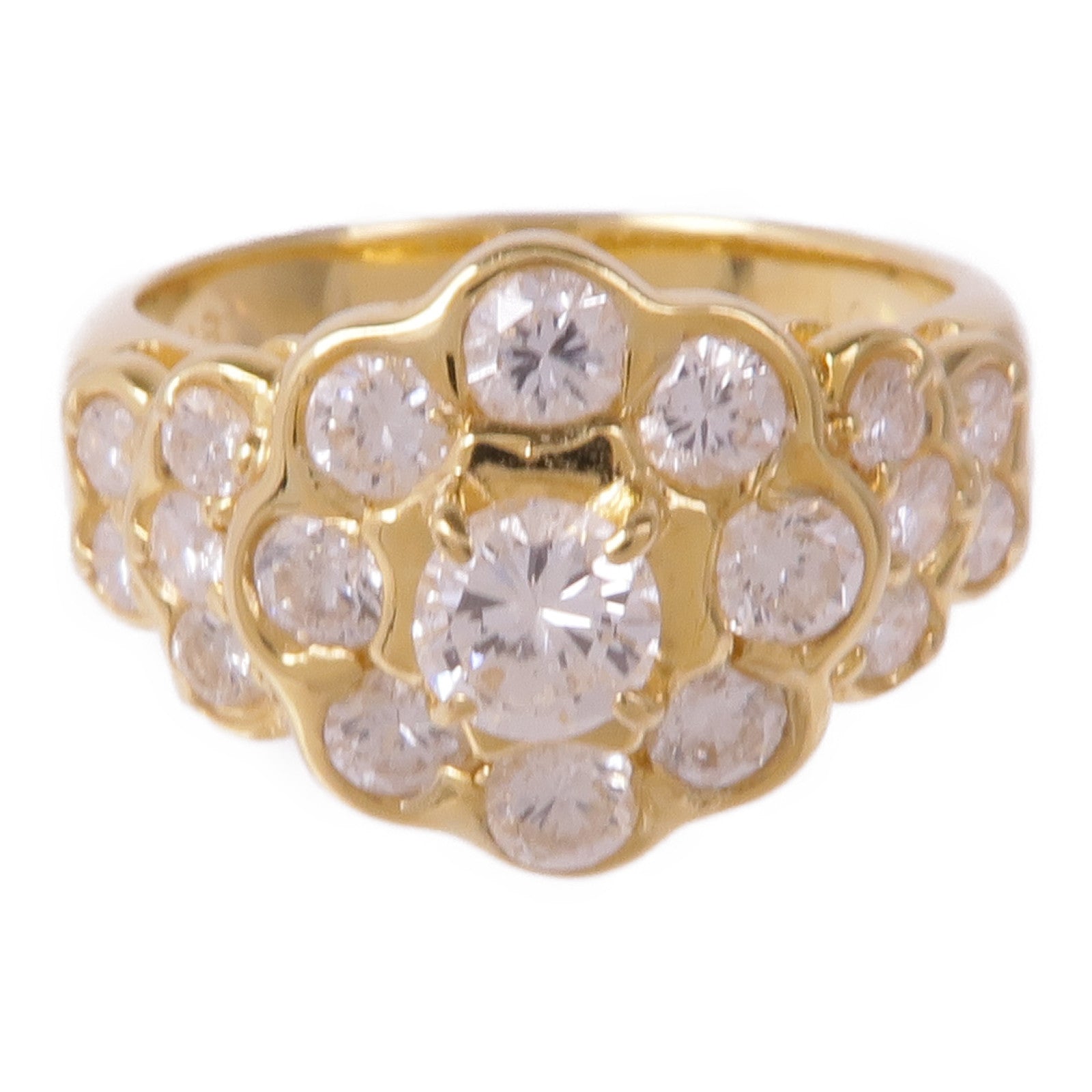 JEWELRY 18K黃金Diamond Ring鑽石戒指US#4.25