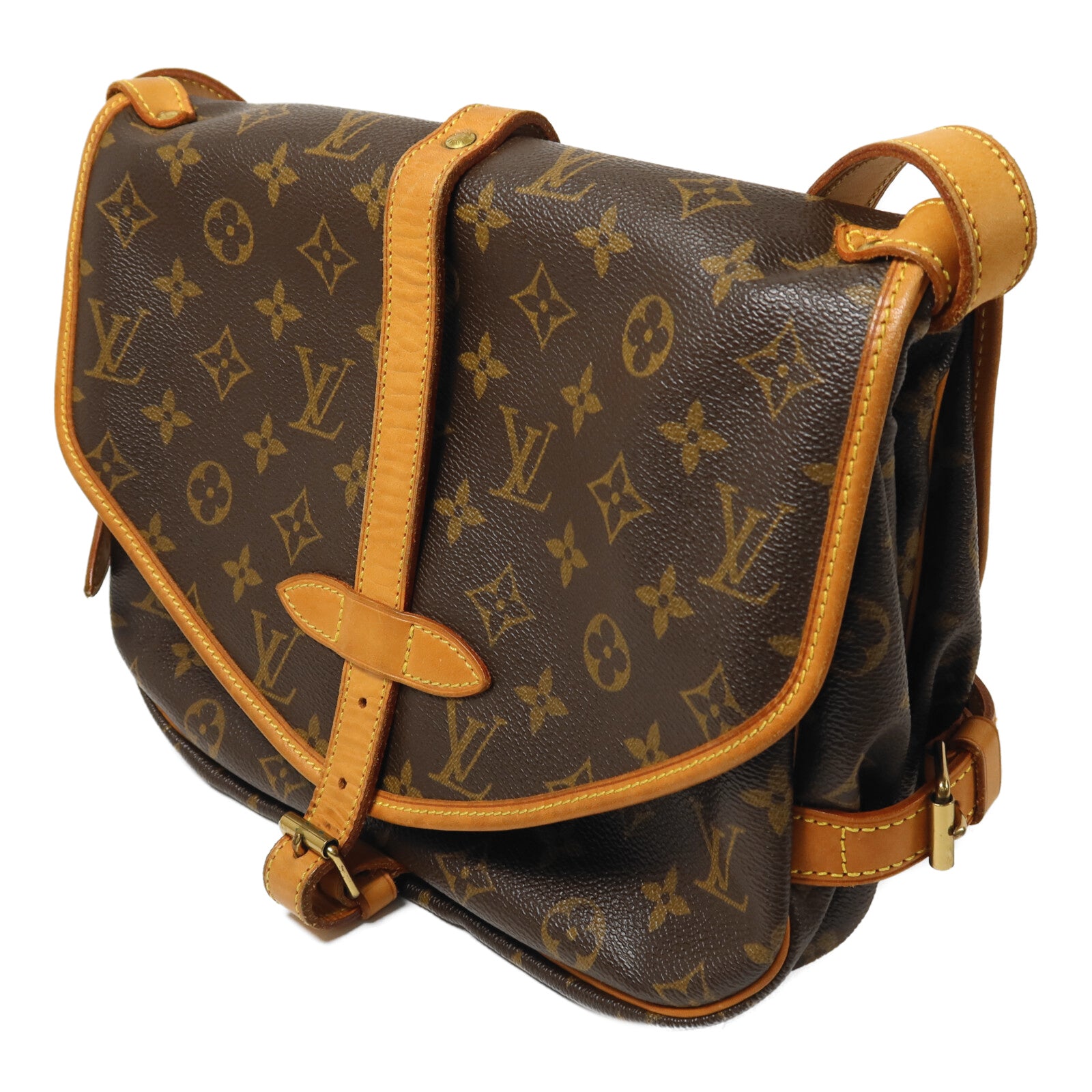 LOUIS VUITTON Monogram Saumur 30肩背袋