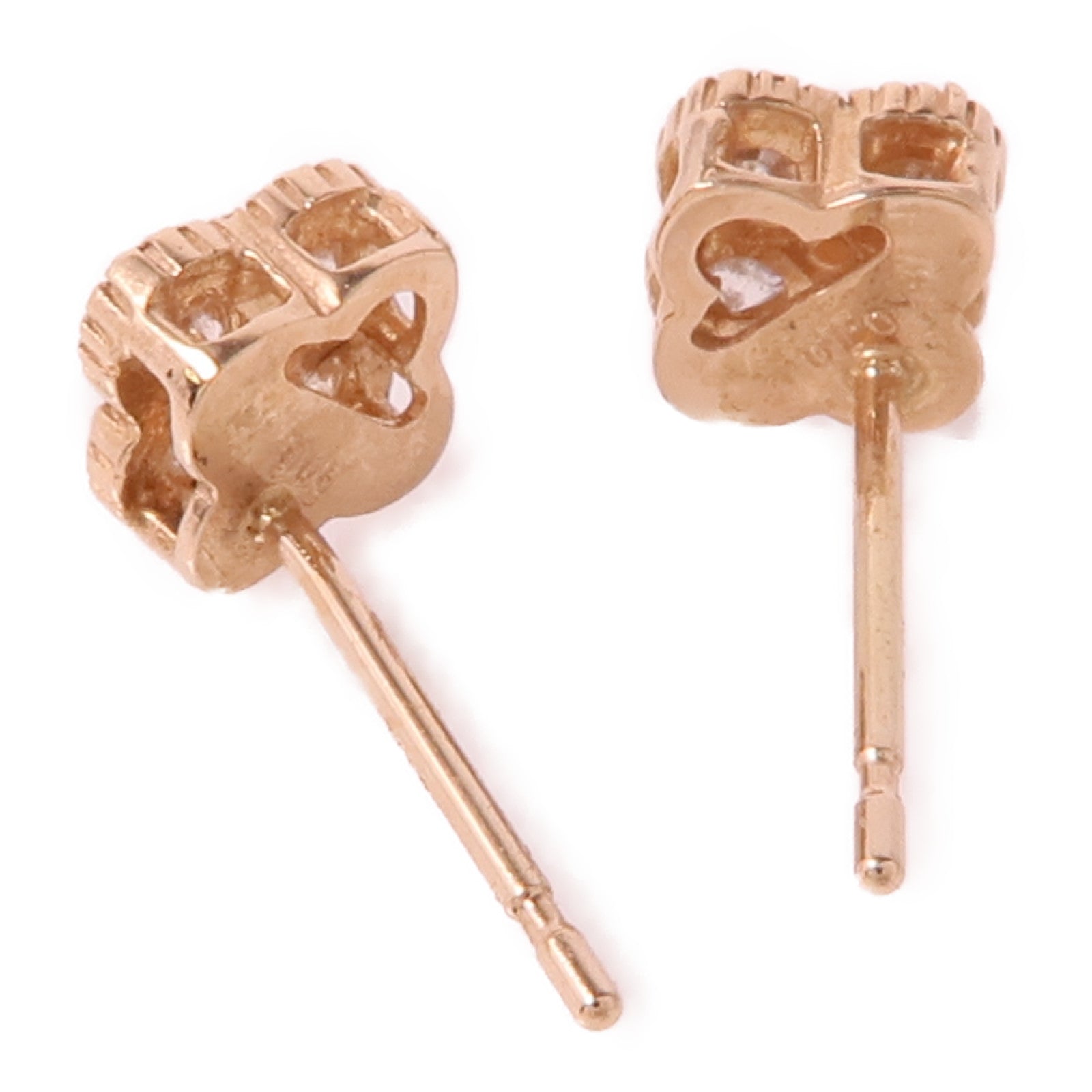 JEWELRY 18K玫瑰金Diamond Earrings鑽石耳環