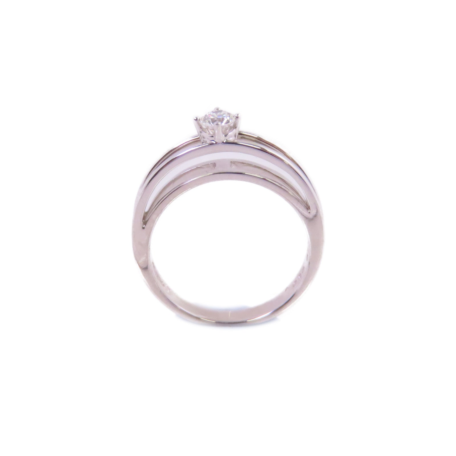JEWELRY 【激減優惠】18K白金/鑽石Diamond Ring戒指US#5.5
