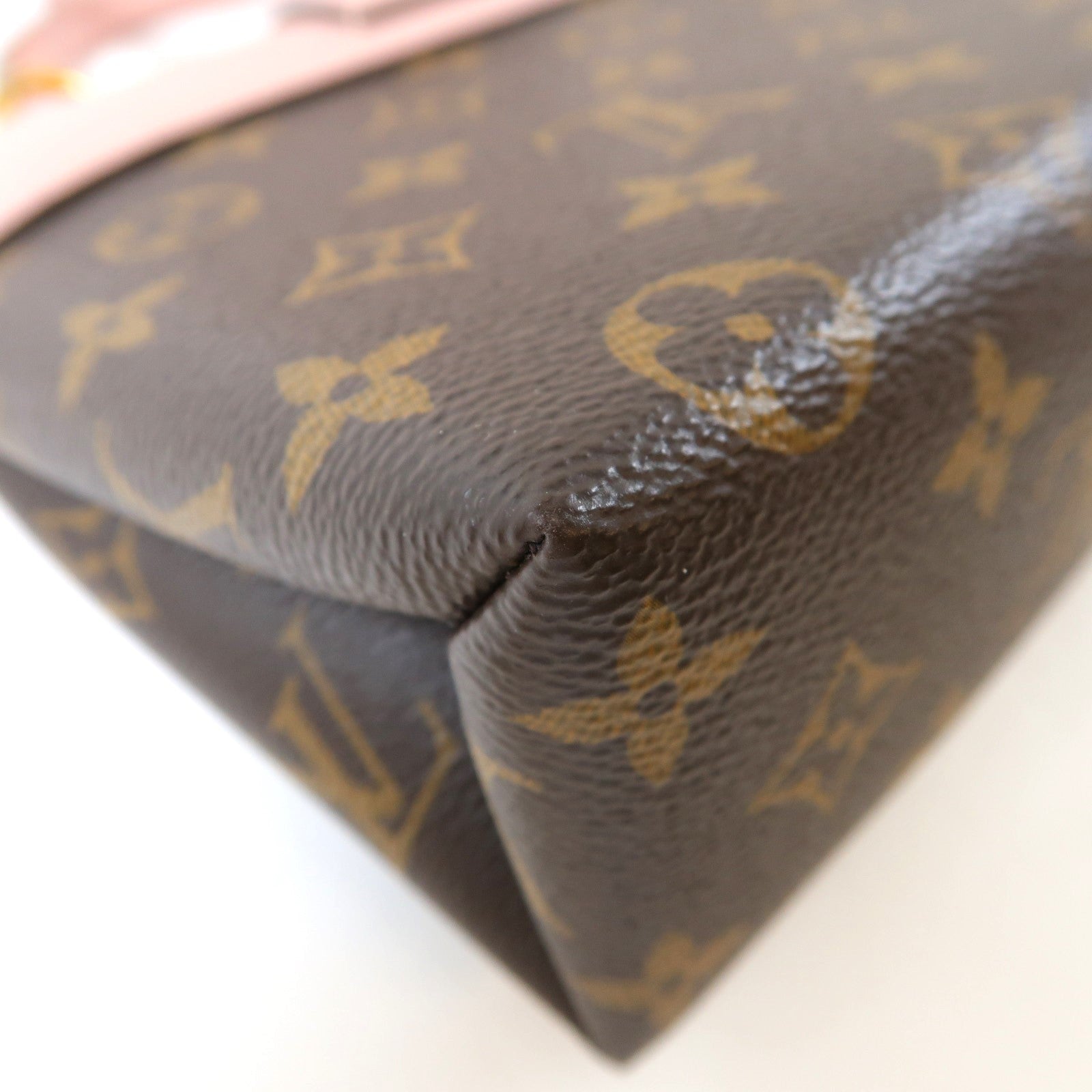 LOUIS VUITTON Monogram Locky BB GHW 手挽肩背兩用袋粉紅色/啡色