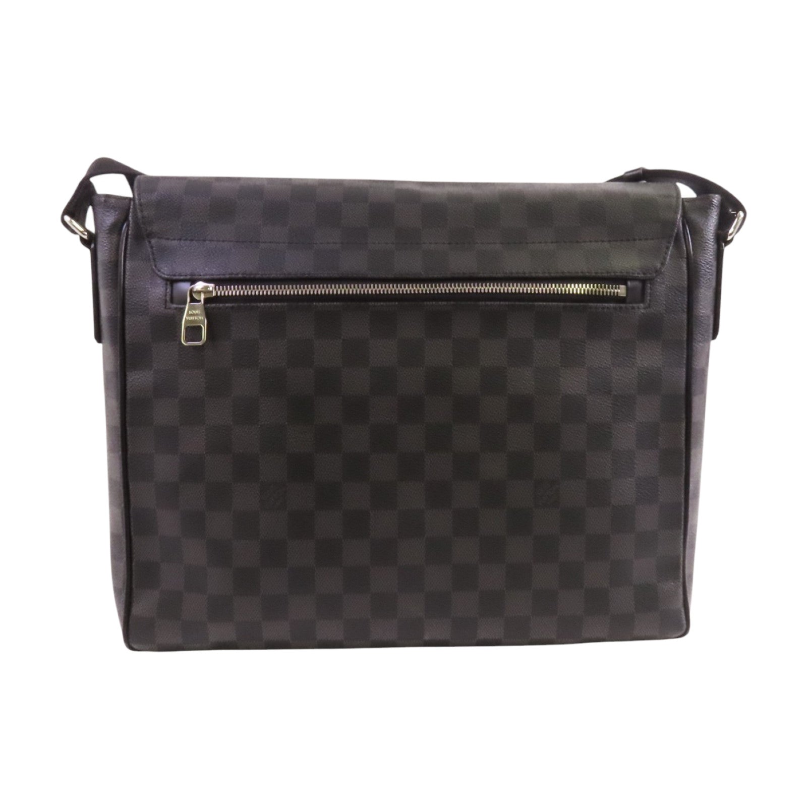 LOUIS VUITTON 【激減優惠】Damier Graphite District GM肩背袋