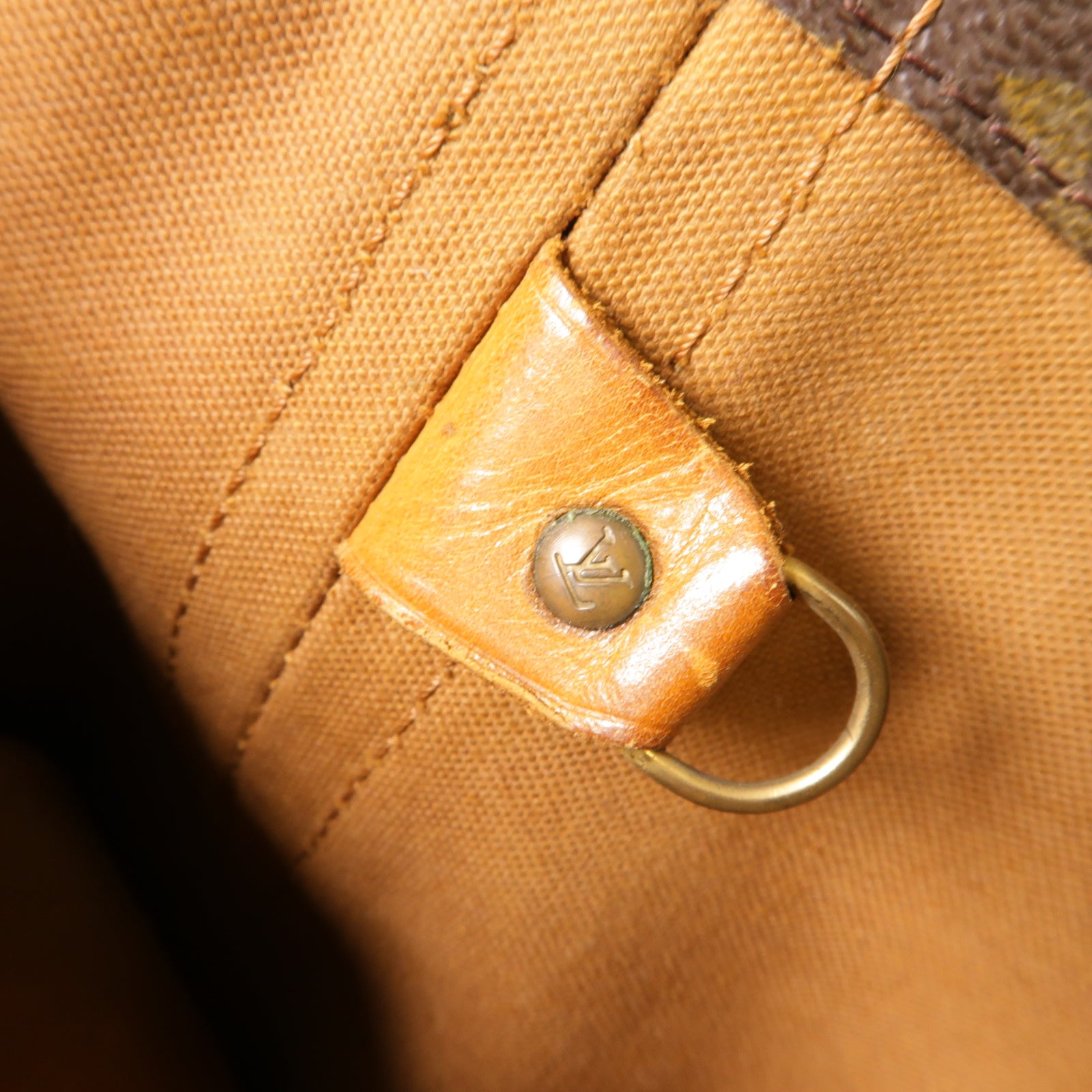 LOUIS VUITTON Monogram Randne PM金扣肩背袋啡色