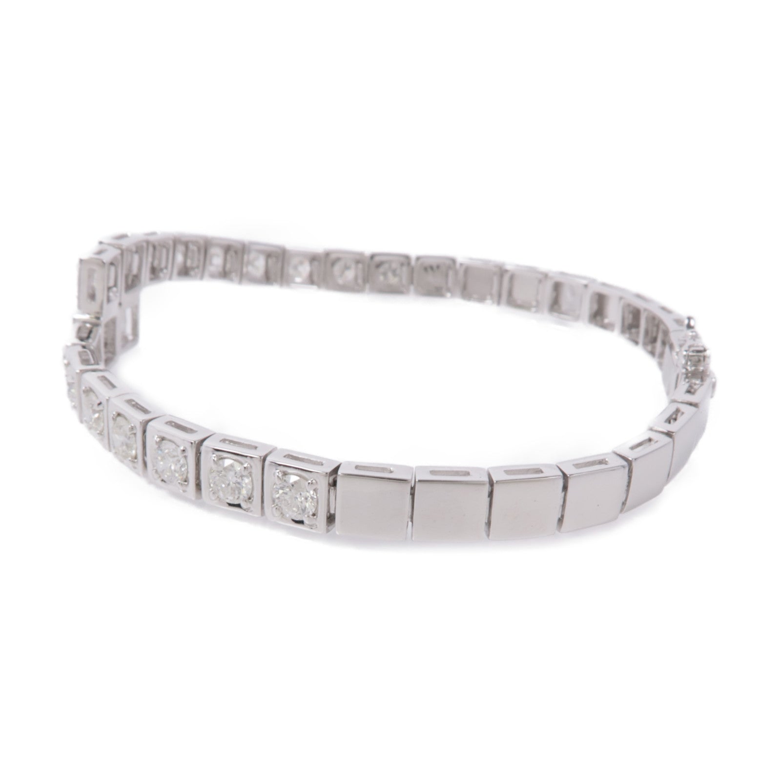 JEWELRY 18K白金Diamond Bracelet鑽石手鏈
