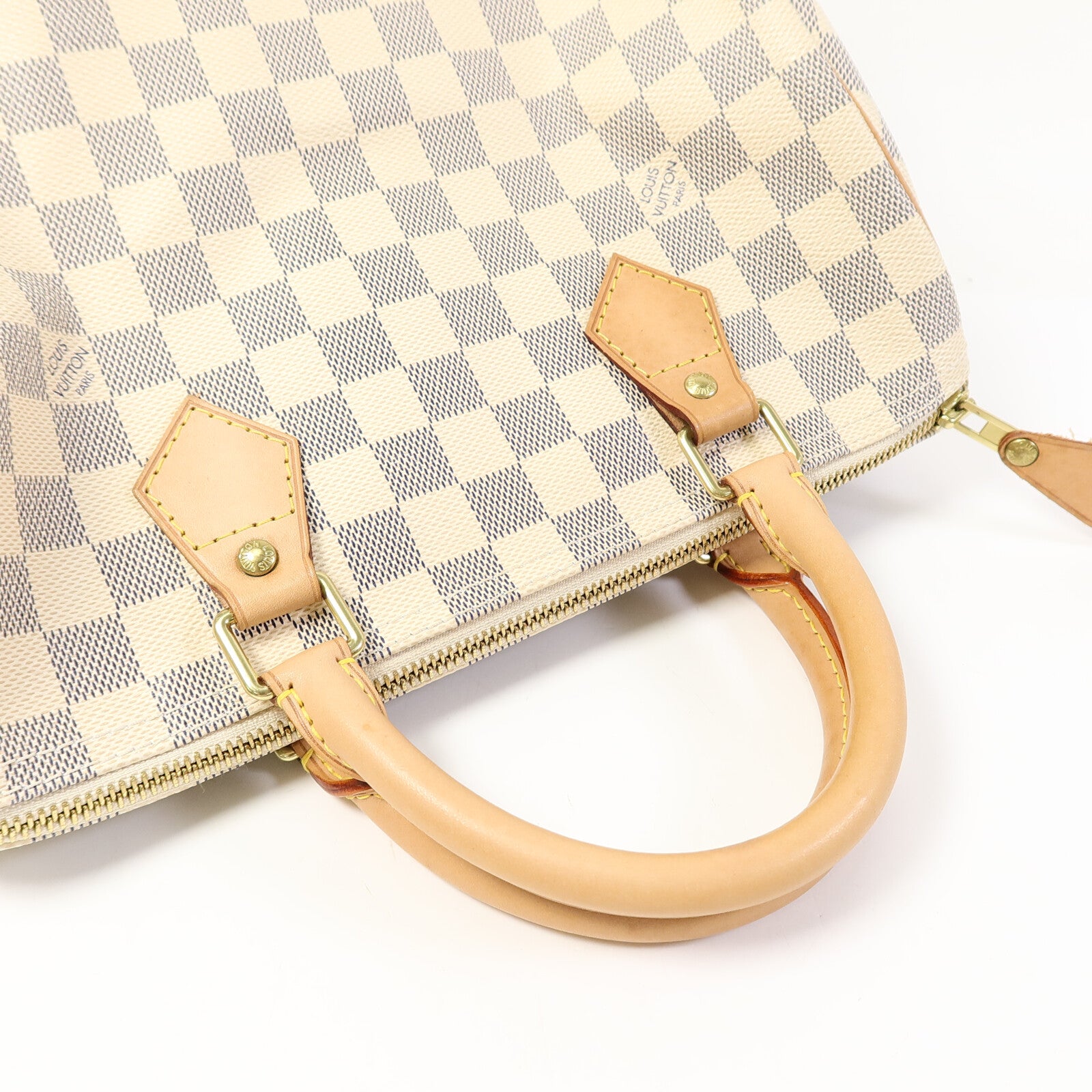 LOUIS VUITTON Damier Azur Speedy 30手挽袋