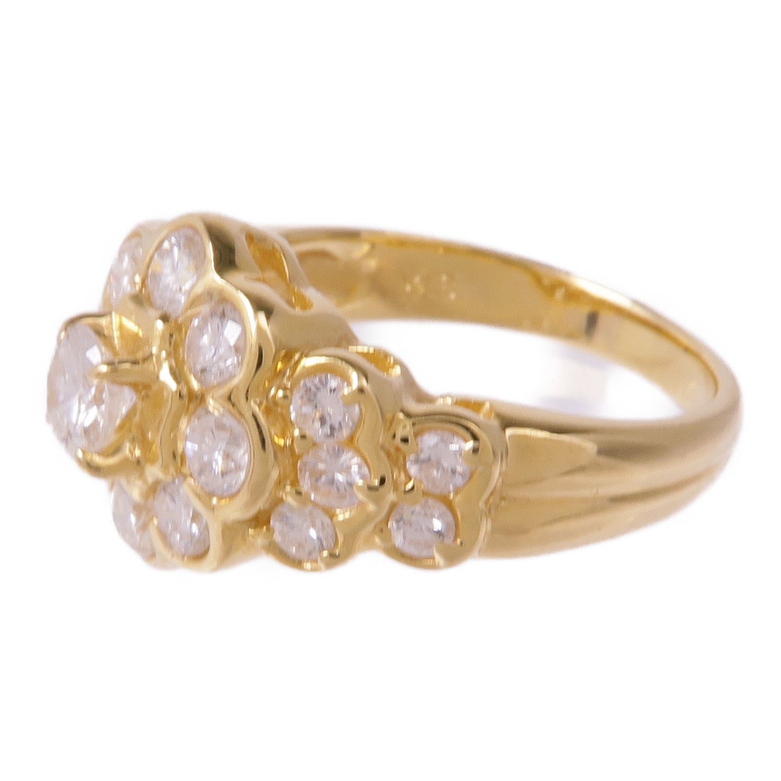 JEWELRY 18K黃金Diamond Ring鑽石戒指US#4.25