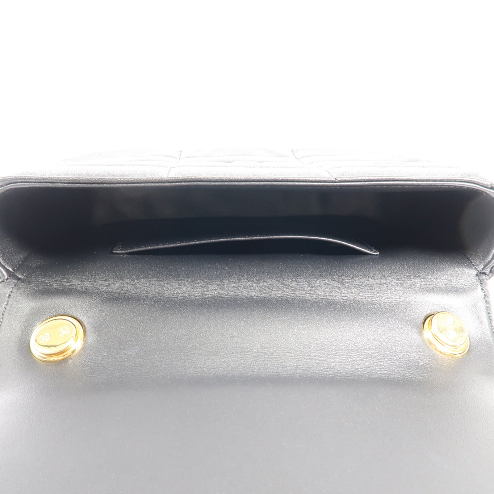 CELINE 牛皮皮革Matelasse Bag金扣鏈帶肩背袋