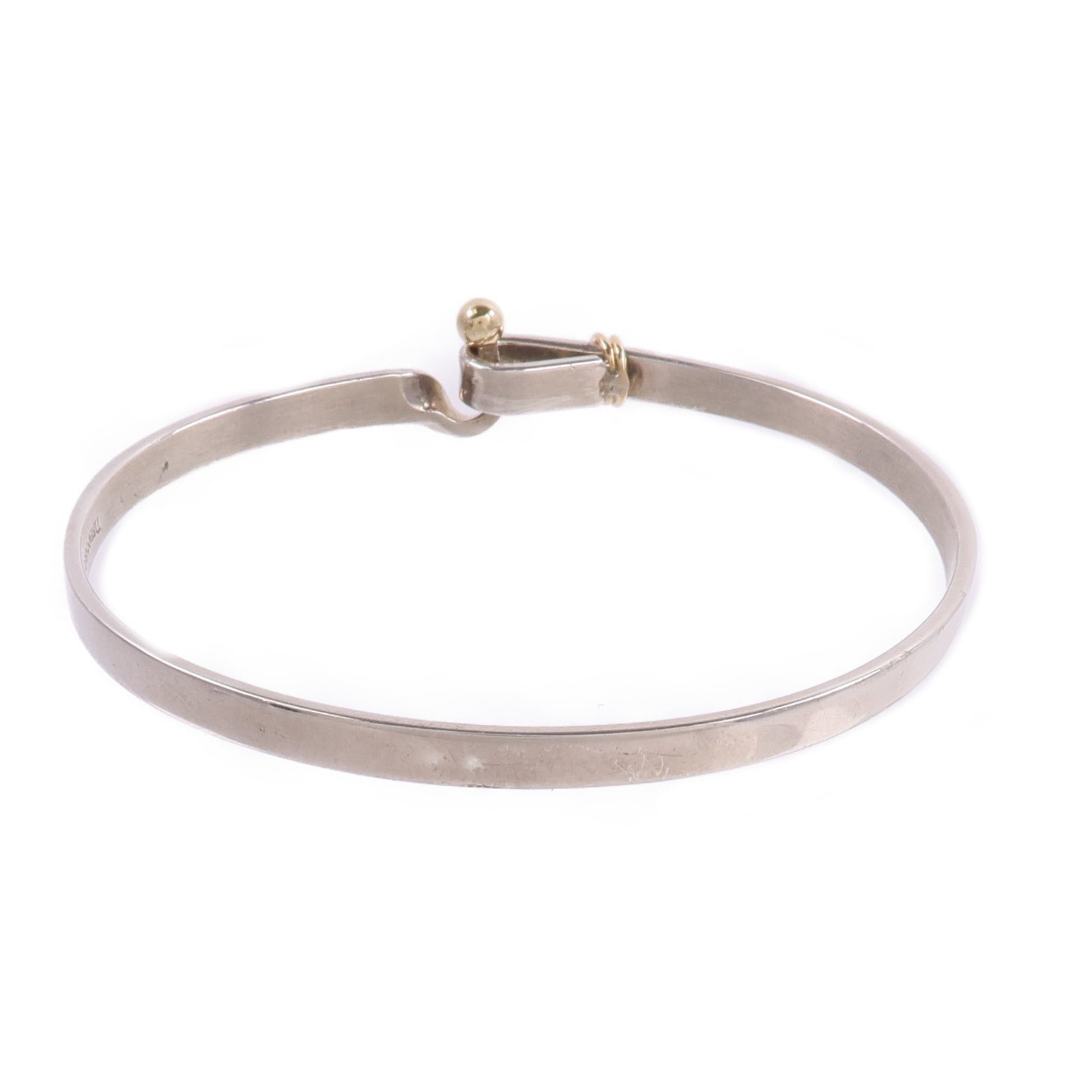 TIFFANY＆CO 925純銀/18K黃金Love Knot Bracelet手鐲
