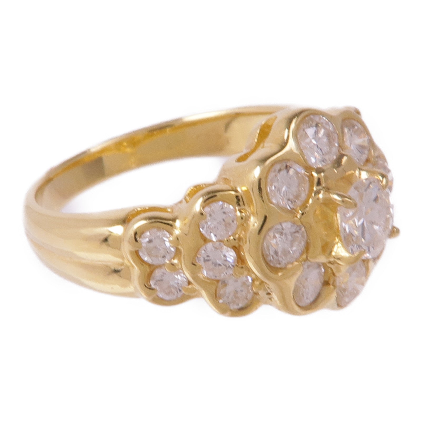 JEWELRY 18K黃金Diamond Ring鑽石戒指US#4.25