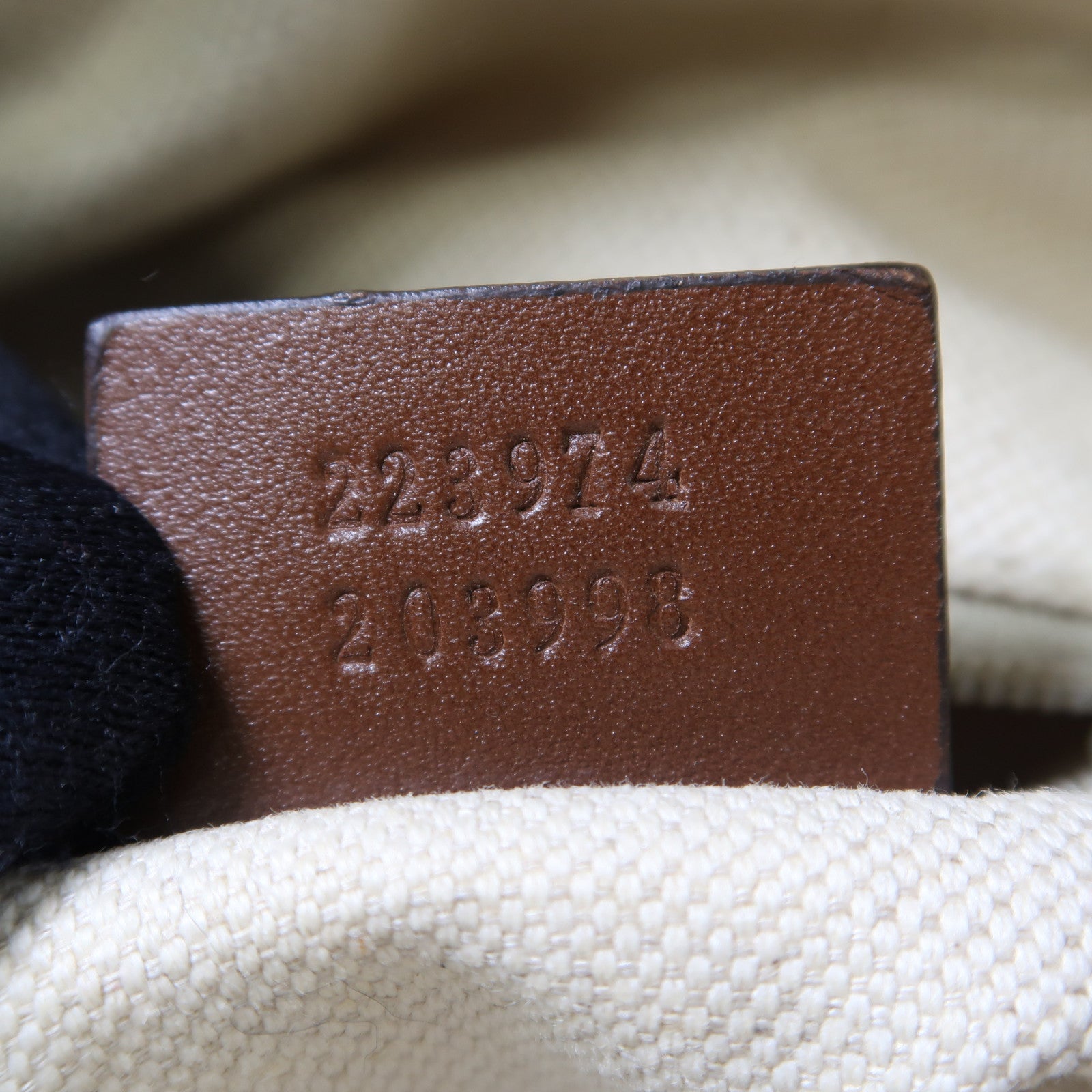 GUCCI 帆布Sukey Hobo金扣手挽肩背兩用袋棕色