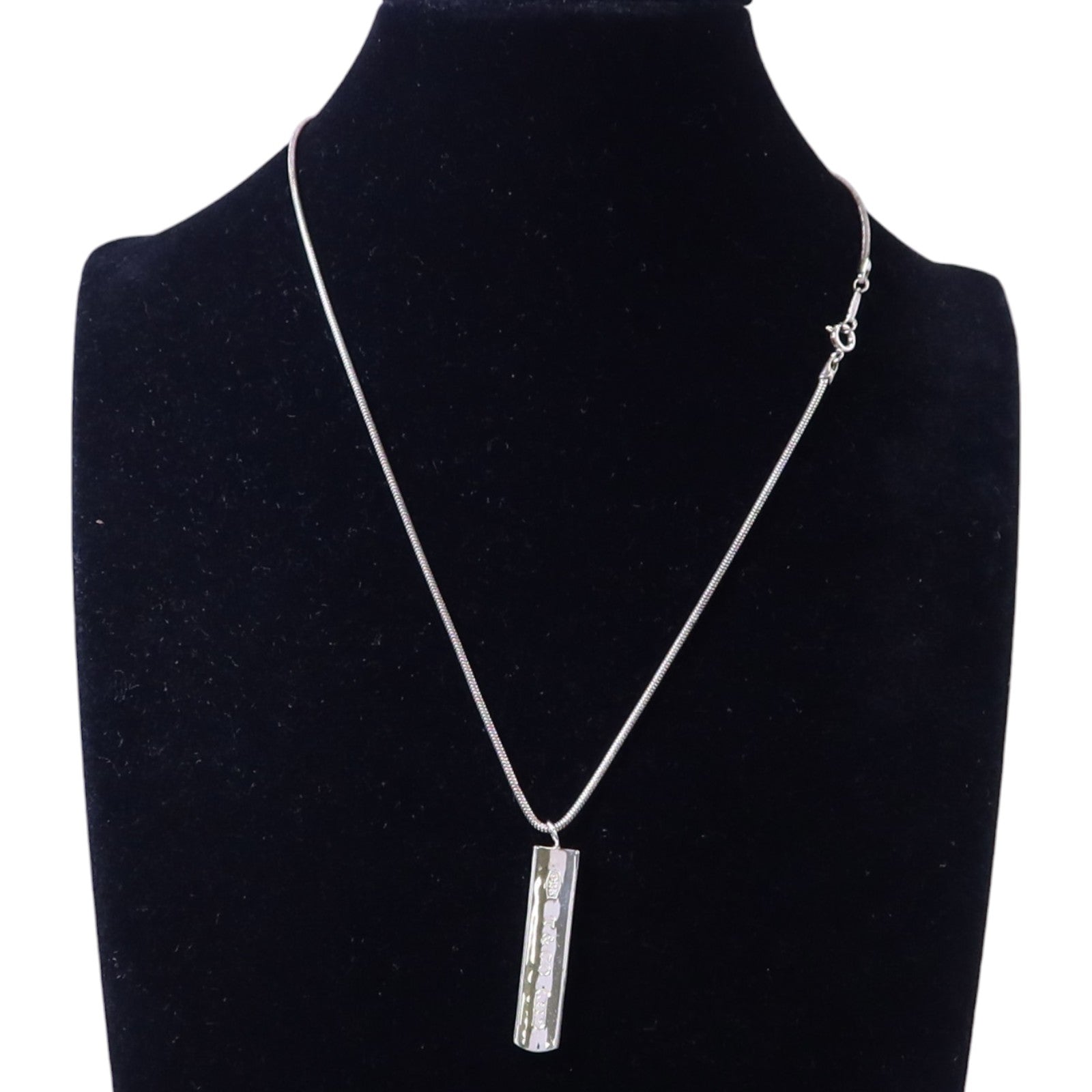 TIFFANY＆CO 925純銀1837 Bar Necklace銀扣項鏈