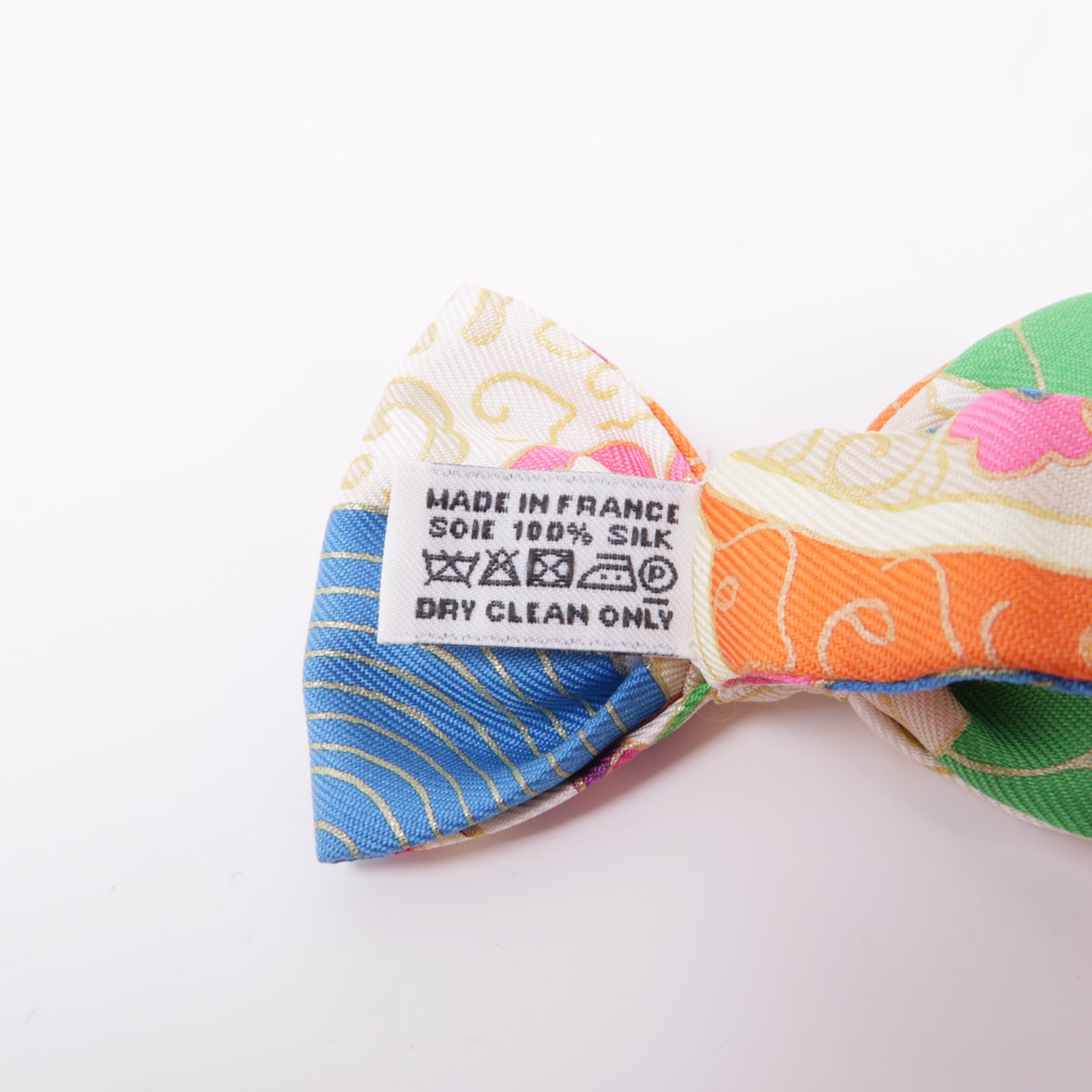 HERMES 絲質Bowtie領結Multicolor