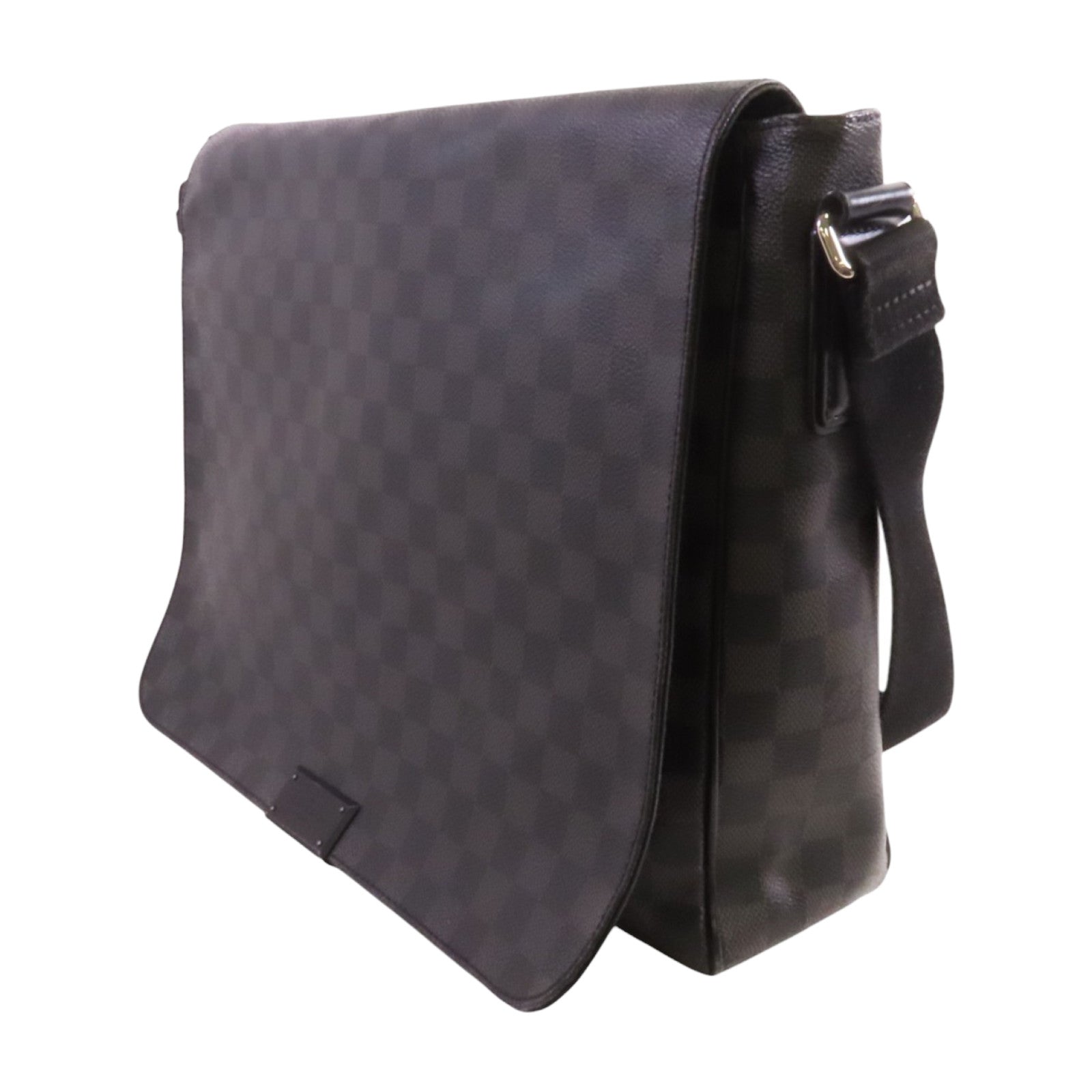LOUIS VUITTON 【激減優惠】Damier Graphite District GM肩背袋