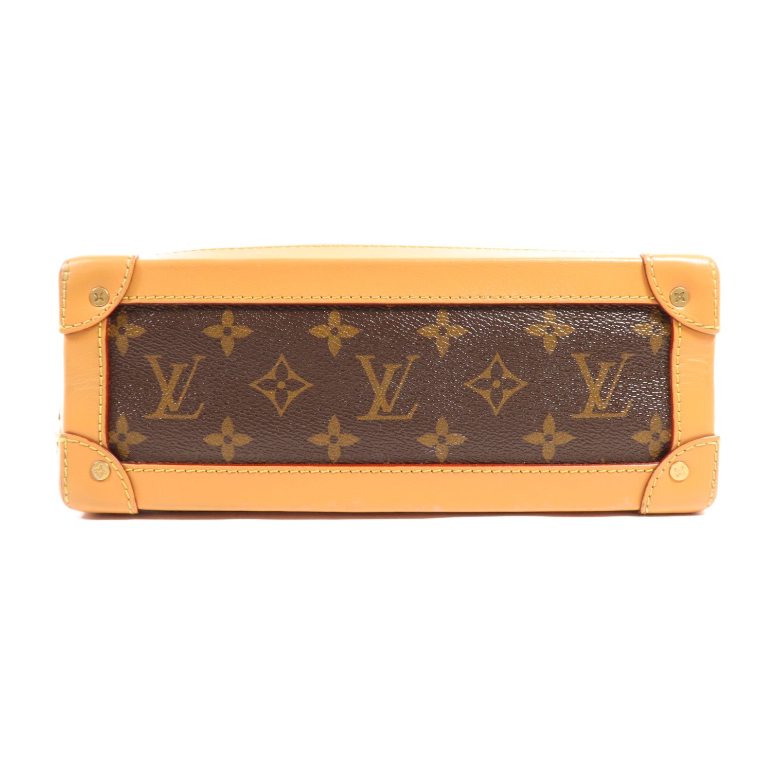 LOUIS VUITTON Monogram Soft Trunk金扣肩背袋