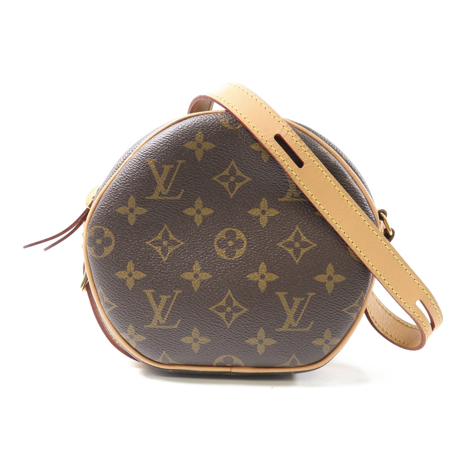 LOUIS VUITTON 【激減優惠】Monogram Boite Chapeau Souple MM金扣肩背袋啡色