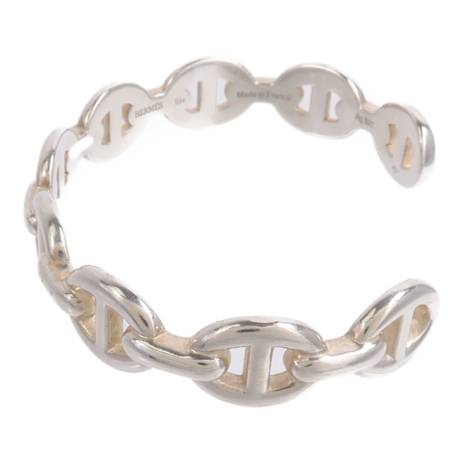 HERMES 925純銀Chain d'Ancre Enchainee Bracelet手鐲